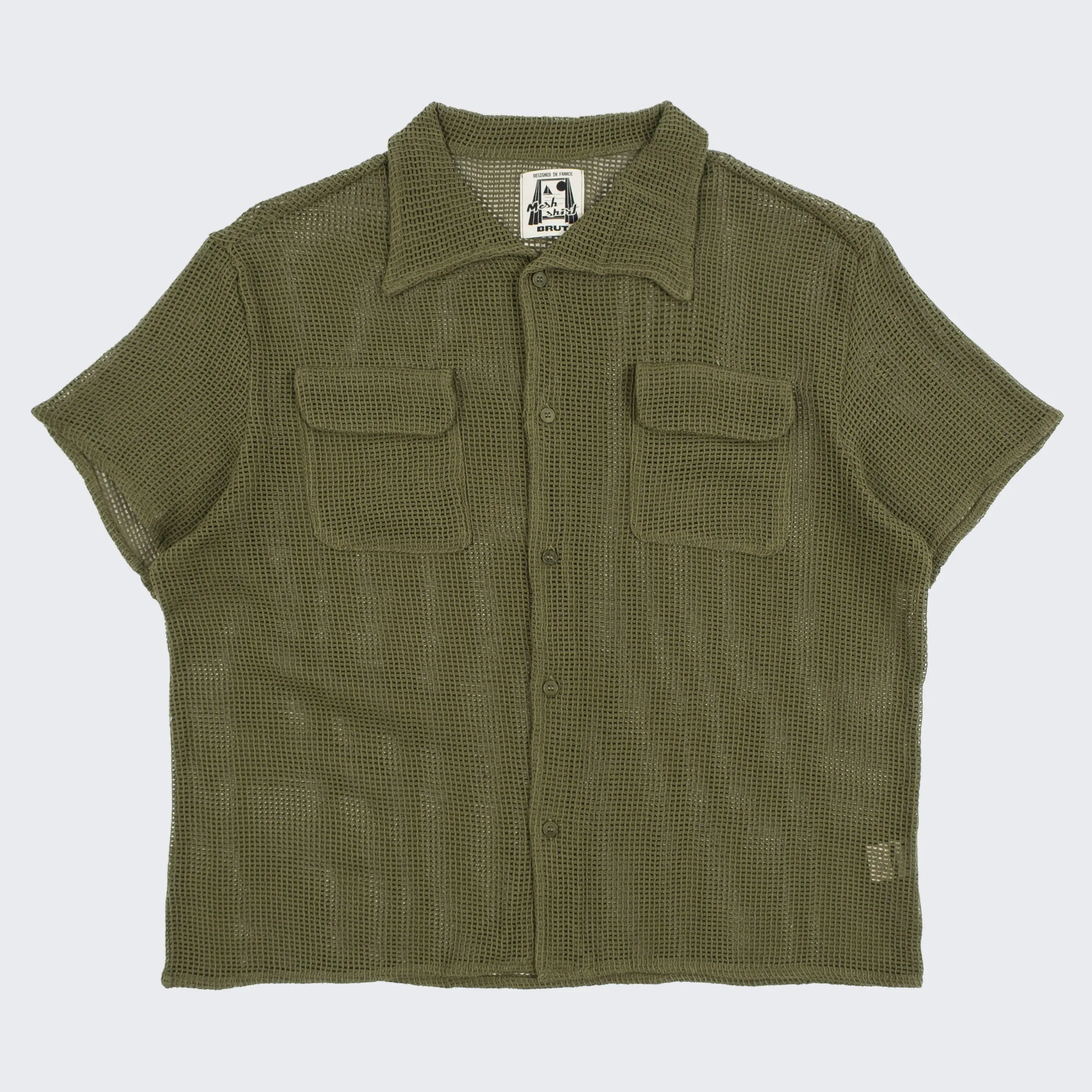Loose Fit Graphic Art THE TACTICAL MESH SHIRT