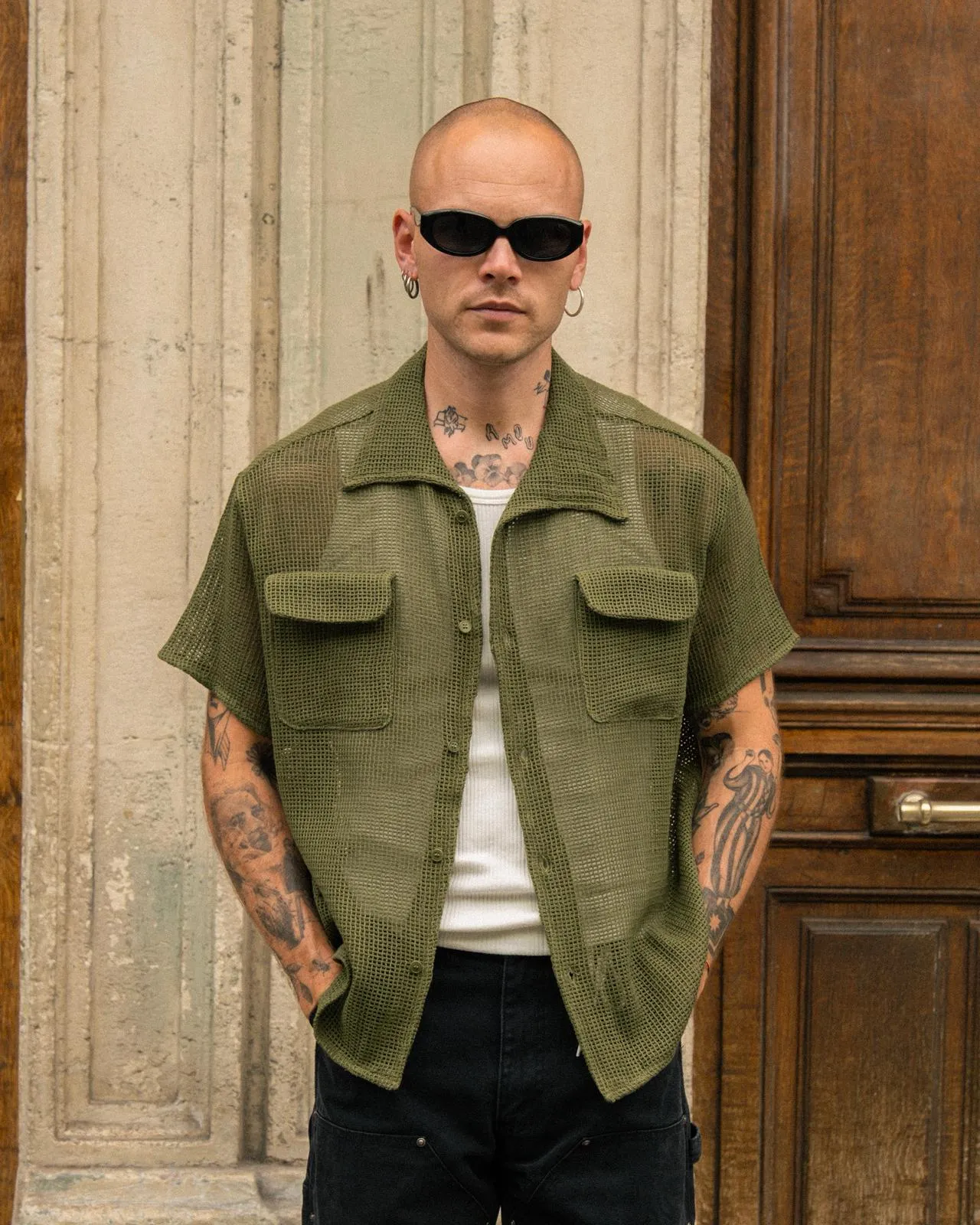 THE TACTICAL MESH SHIRT Sleeveless Cut