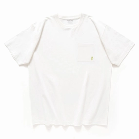 Soft and breathable (ZT1537) 14 Green Balls Embroidery Pocket Tee