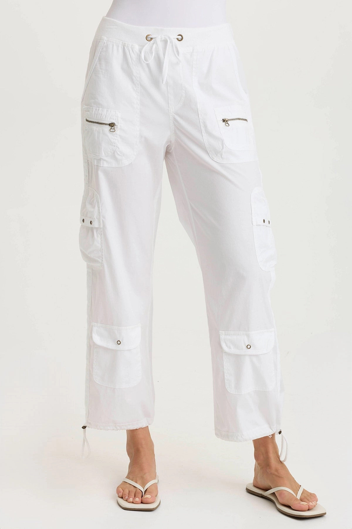 Langley Poplin Cinched Leg Cargo Pant Functional fashion wear Unisex style