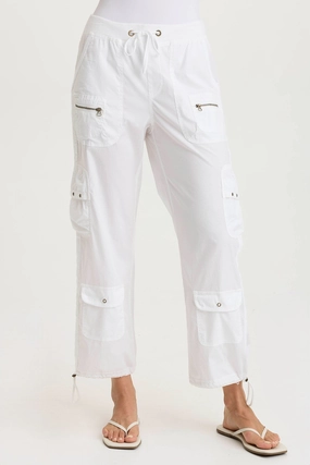 Langley Poplin Cinched Leg Cargo Pant Functional fashion wear Unisex style