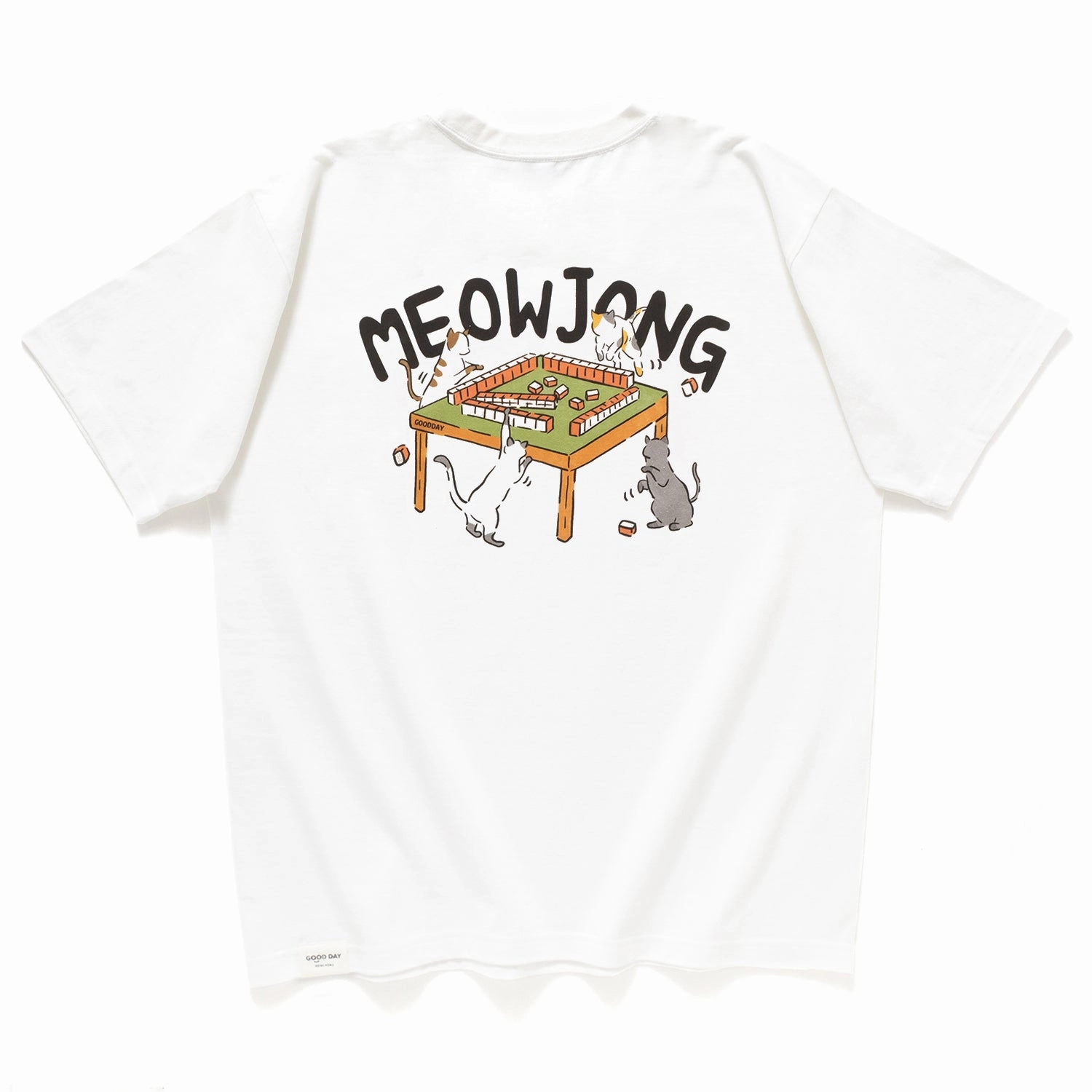(ZT1410) Meowjong Graphic Tee Casual Comfort Wear