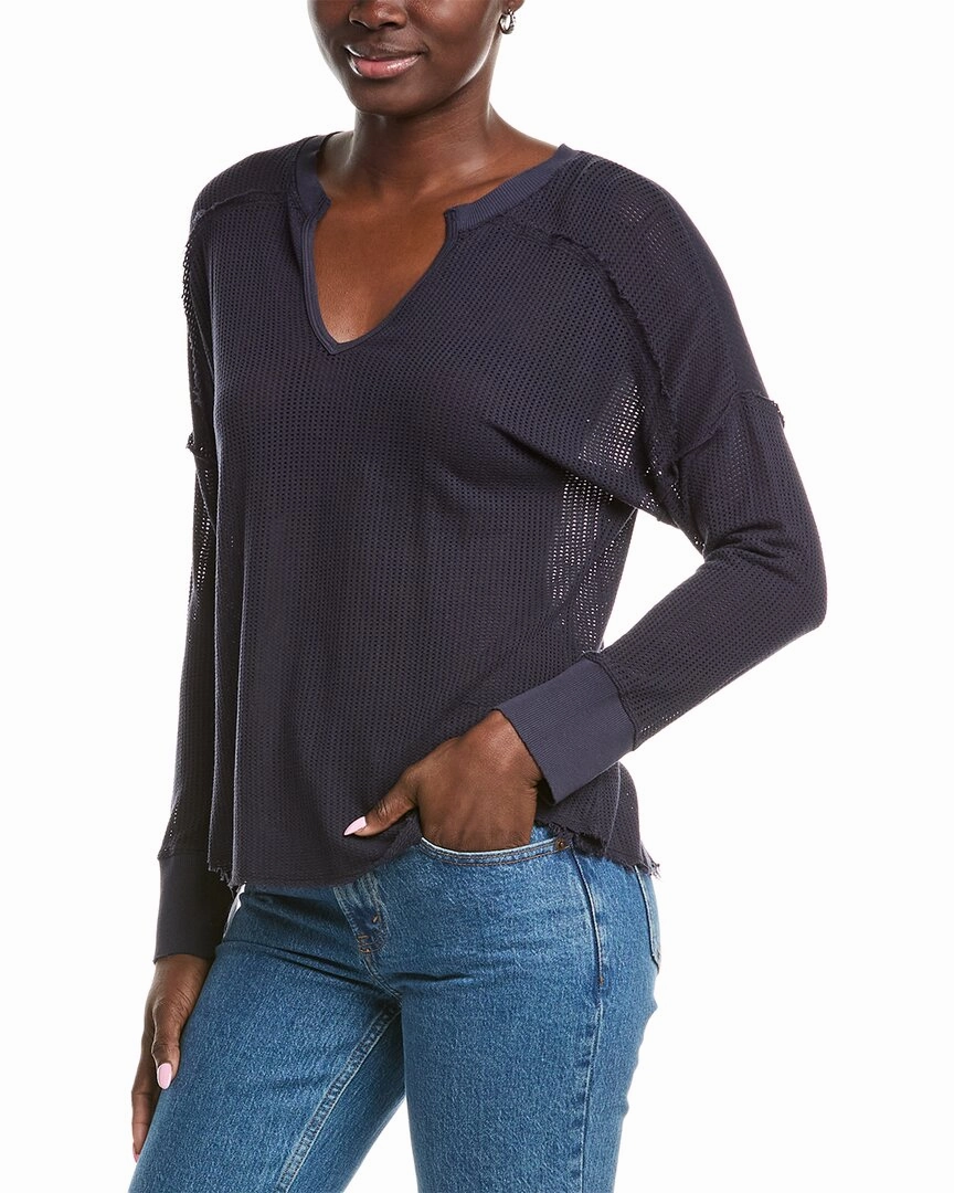 Perfect Comfort Cozy Vibes XCVI Wearables Mesh Bullock Pullover