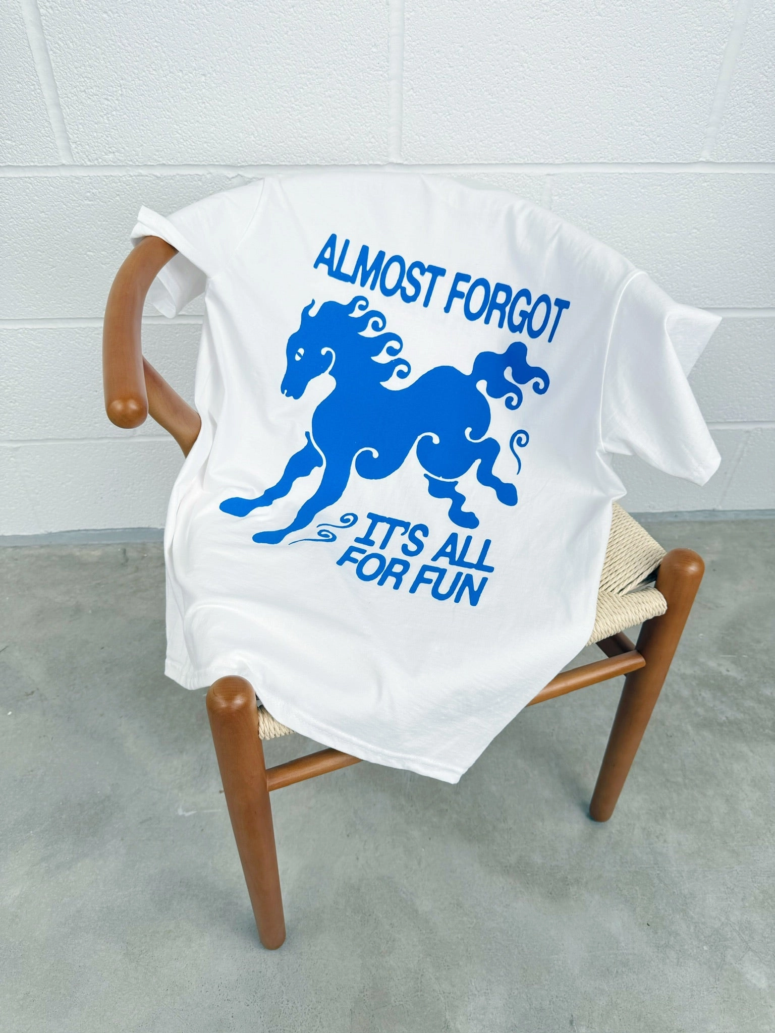 Retro KBAR X UN:IK 'Almost Forgot' Tee - White