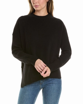 Compression Fit Technology Soft Layering AllSaints Kiki Cashmere & Wool-Blend Sweater