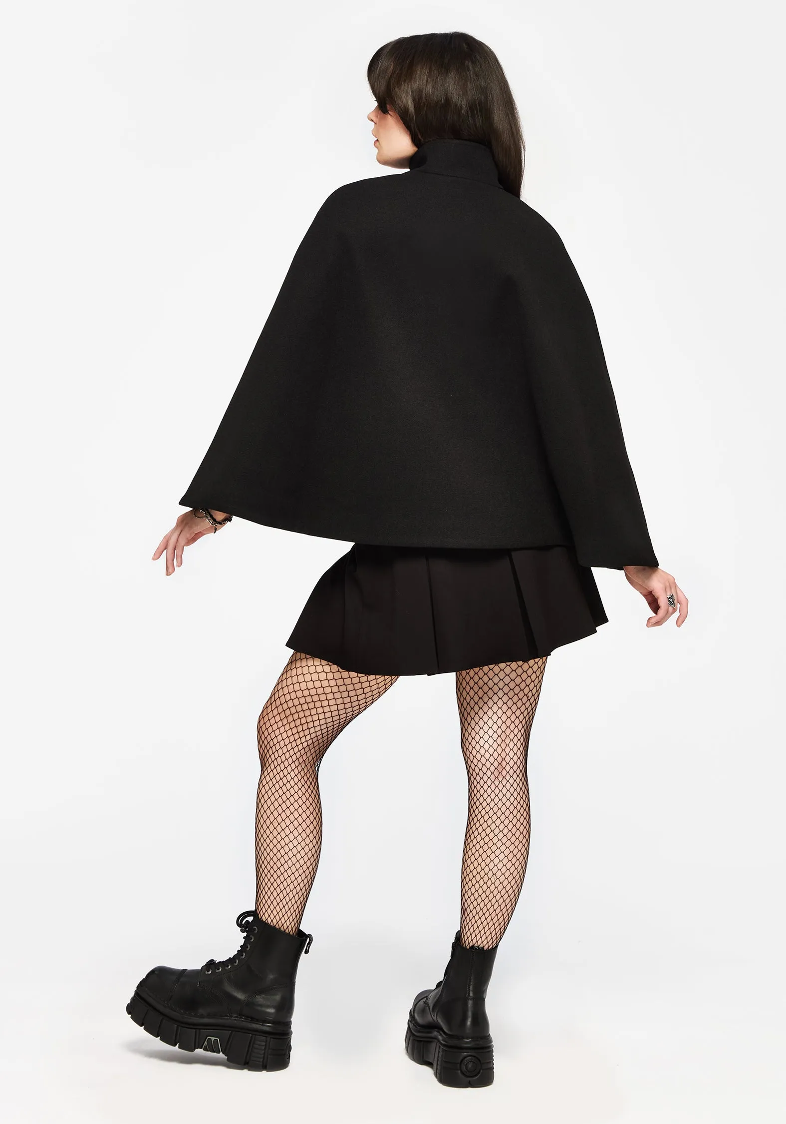 Althea Pin Detail Cape Eco Friendly Coating Tear Resistant