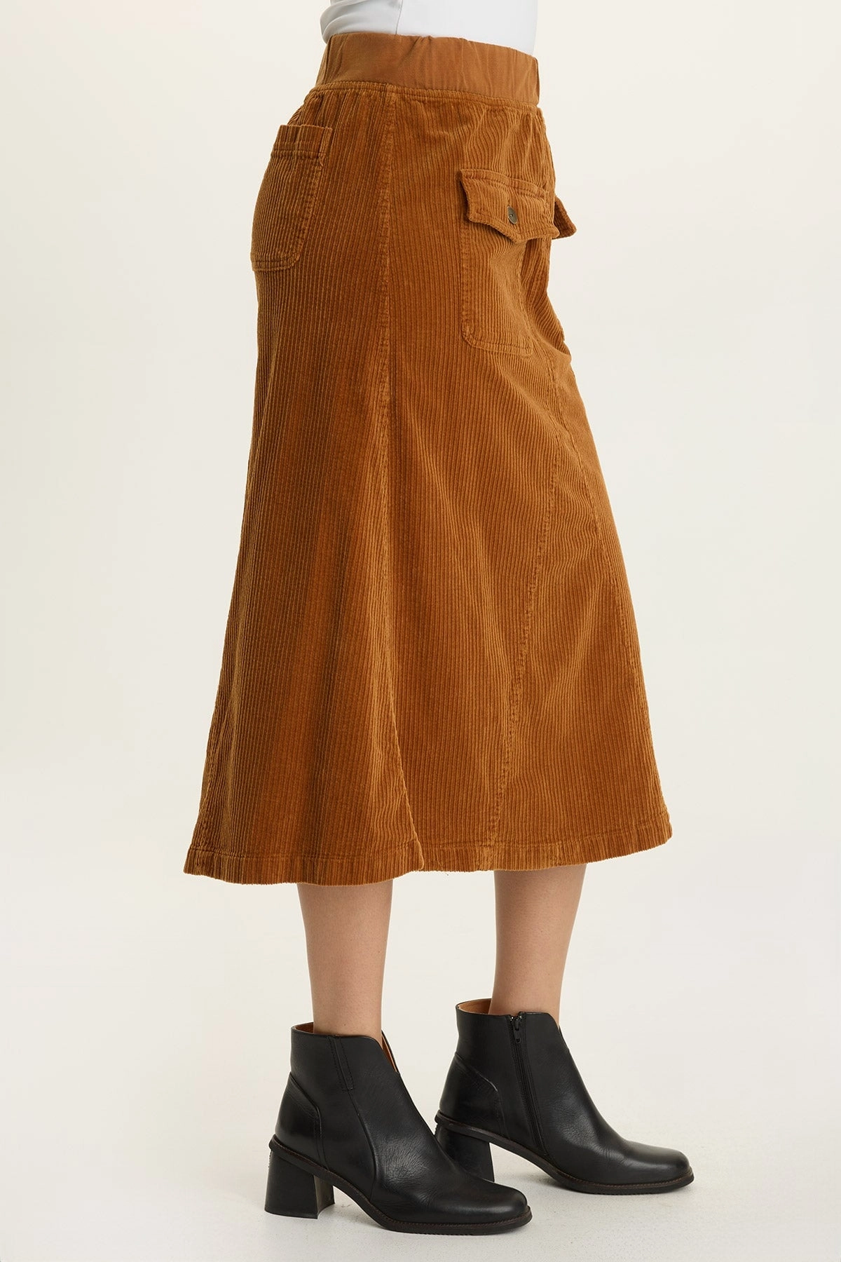 Alto Corduroy Midi Skirt Cozy Feel All Season
