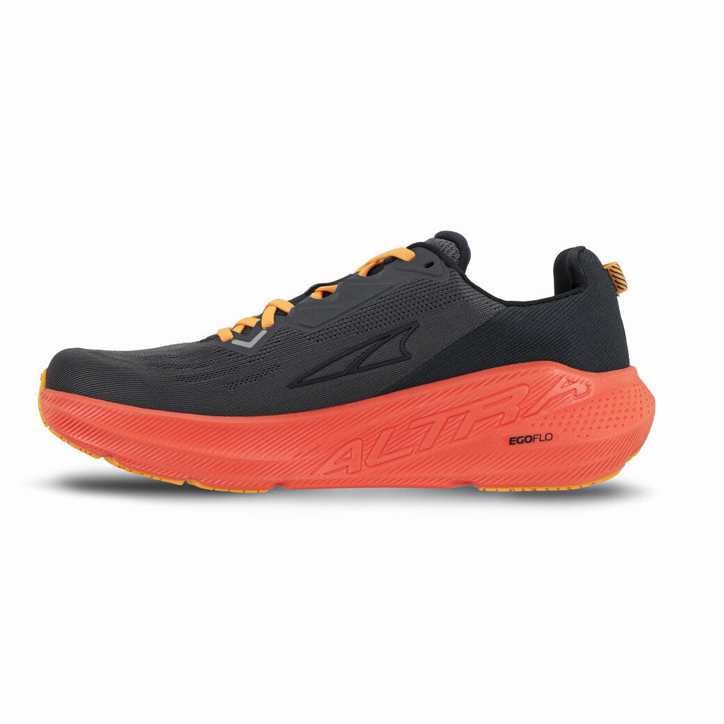 running with music Altra Men's FWD VIA Running Shoes Black / Orange