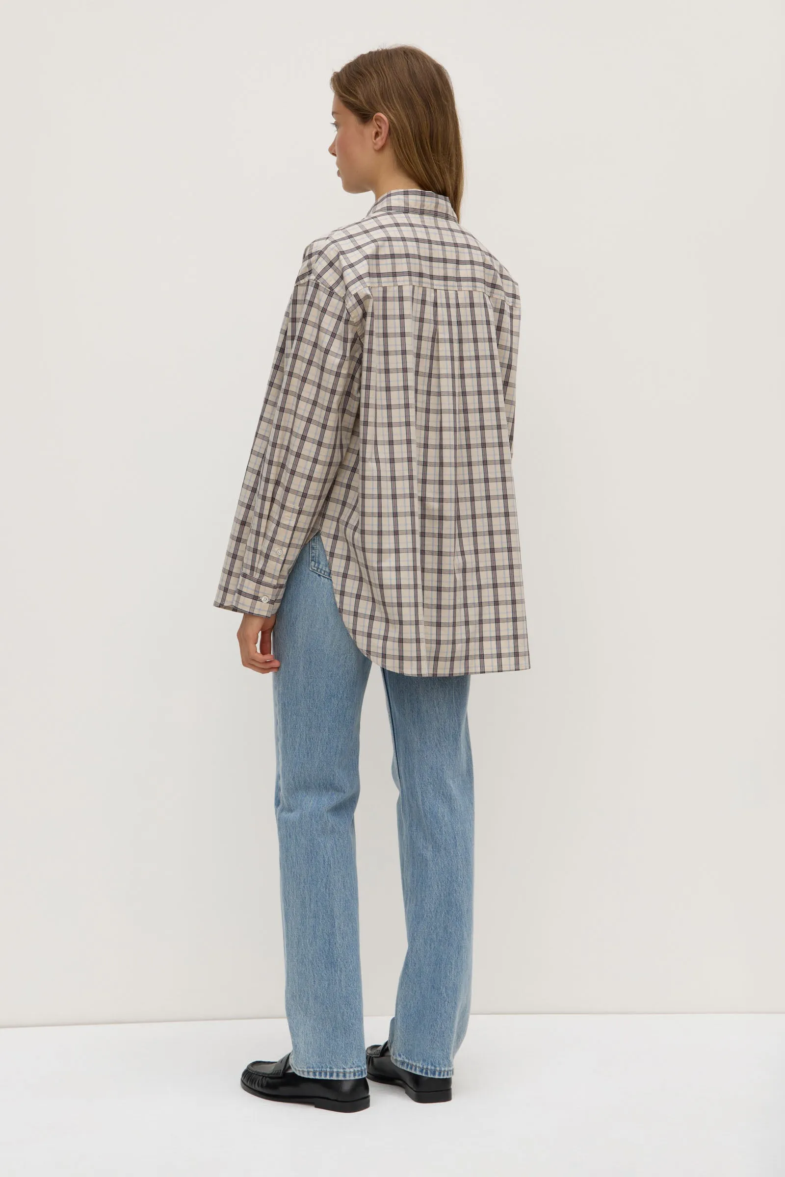 Amber Check Shirt Relaxed Style