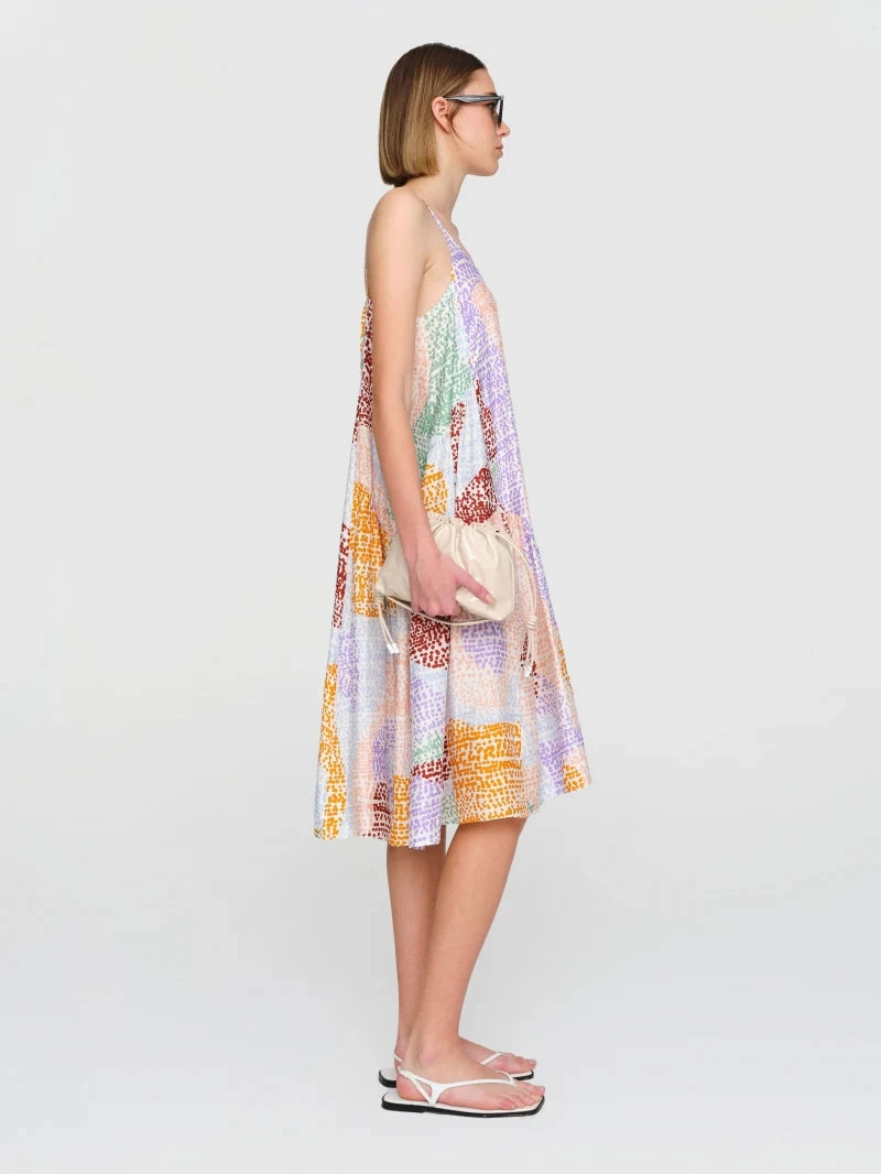 Amber Cupro Dress Special-Occasion Artistic Detail