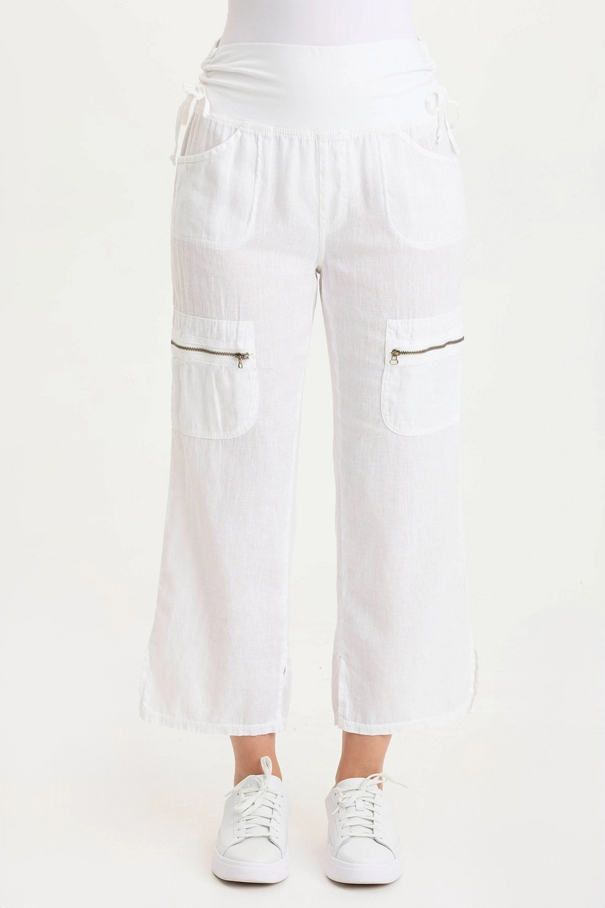 Outdoor Layer Amica High Waist Linen Cargo Pant