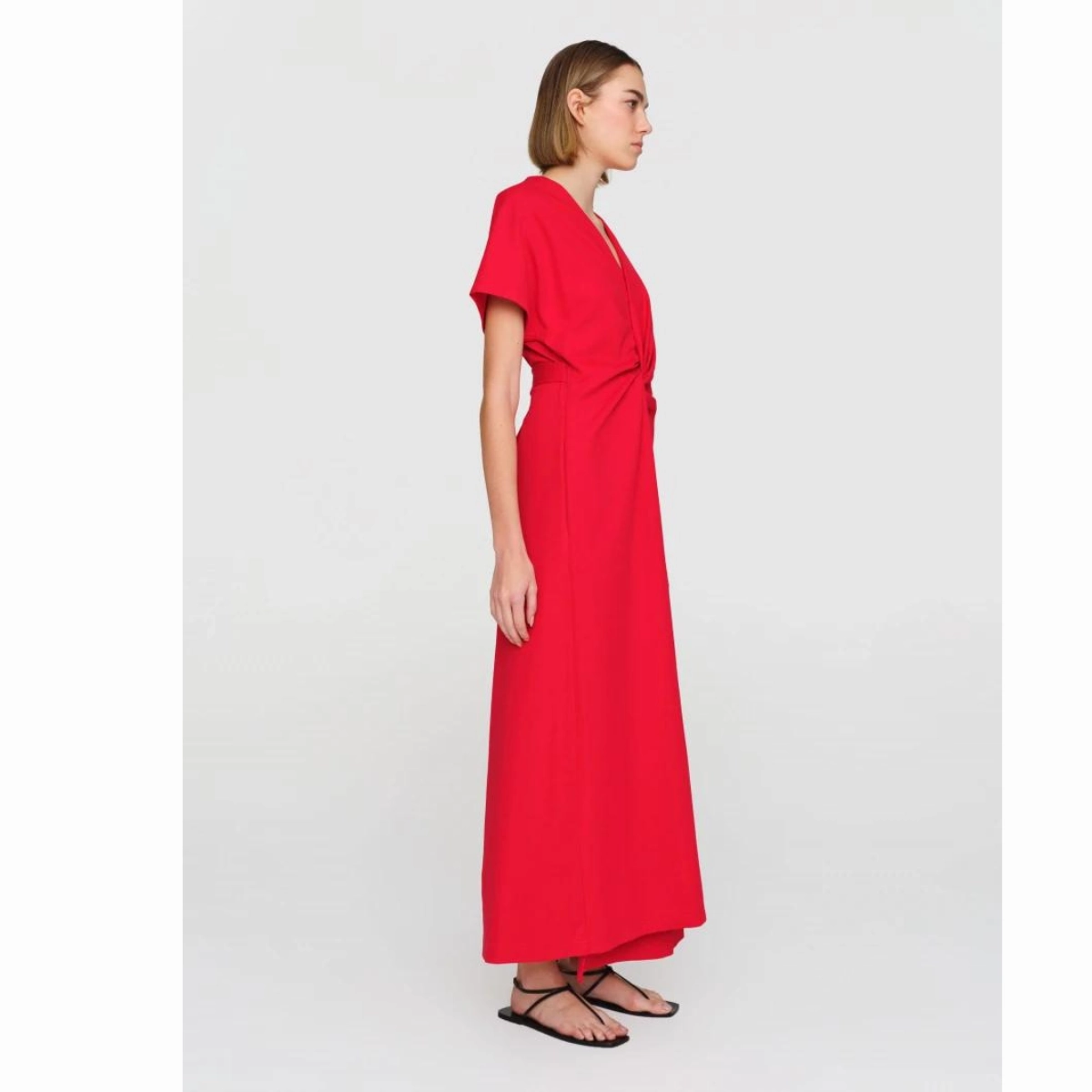 ANDRIYA Cotton Jersey Dress Golden Scene