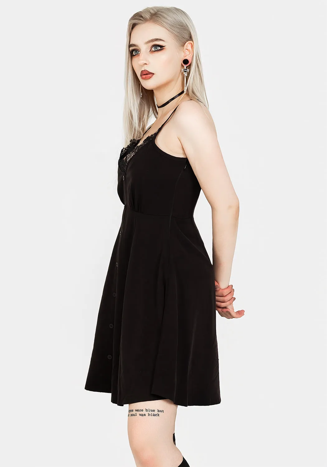 High Waist Seasonal Wear Angelica Mini Dress