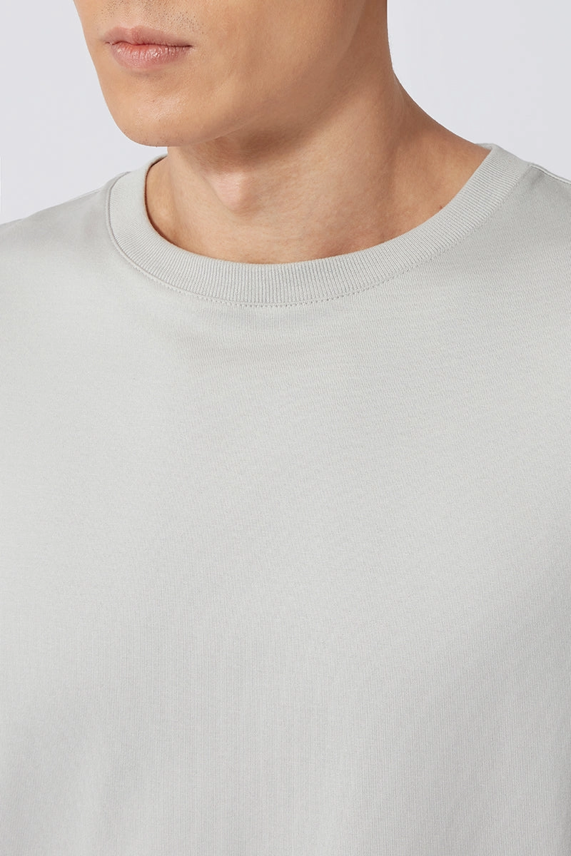 Regal Crew Neck T-Shirt | Light Grey GYE008 Comfortable Wear
