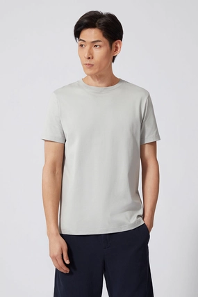 Regal Crew Neck T-Shirt | Light Grey GYE008 teenagers'