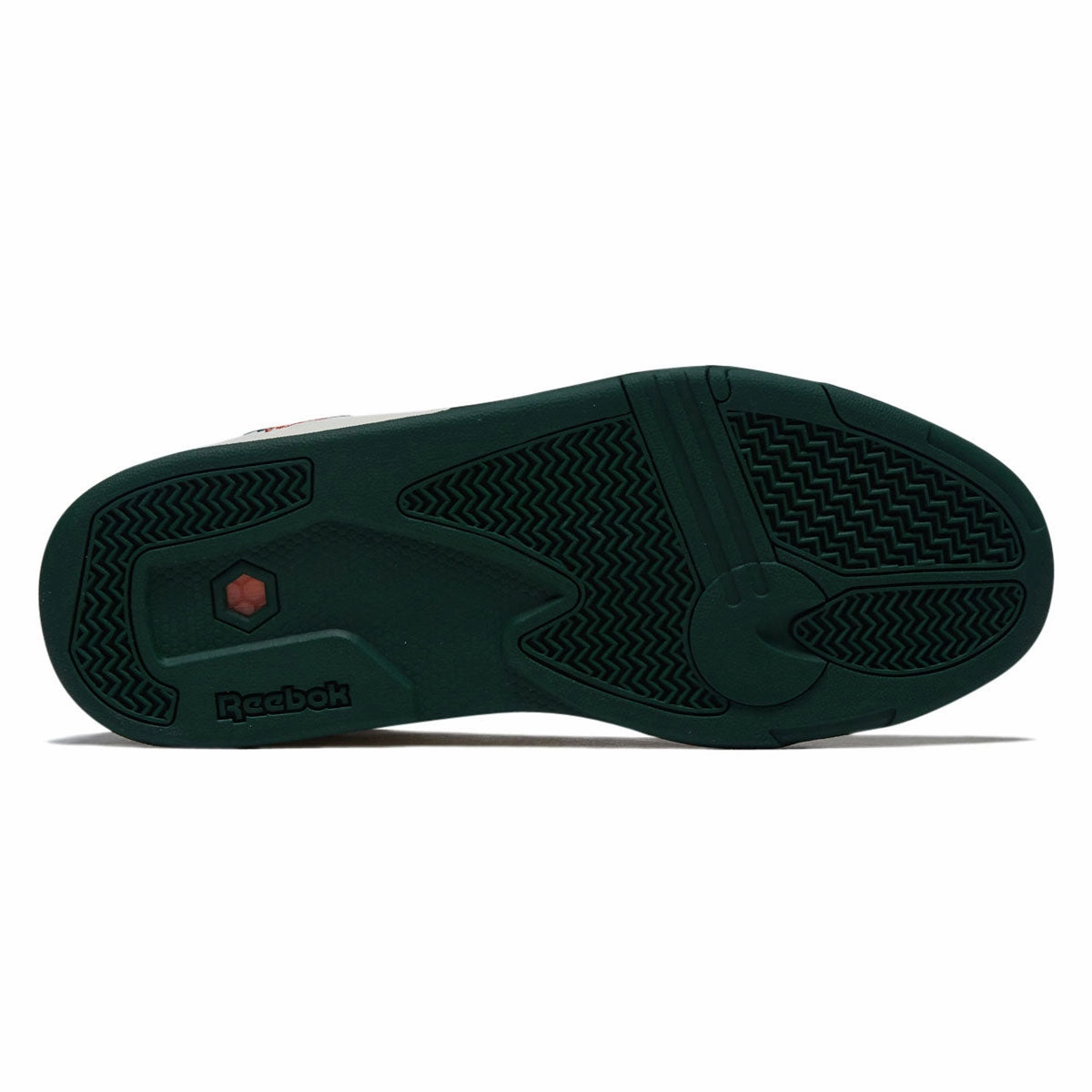 All   Day Wear Ultra Cushioned Collar Reebok Pump Omni Zone II Shoes - Chalk/Dark Green/Paper White