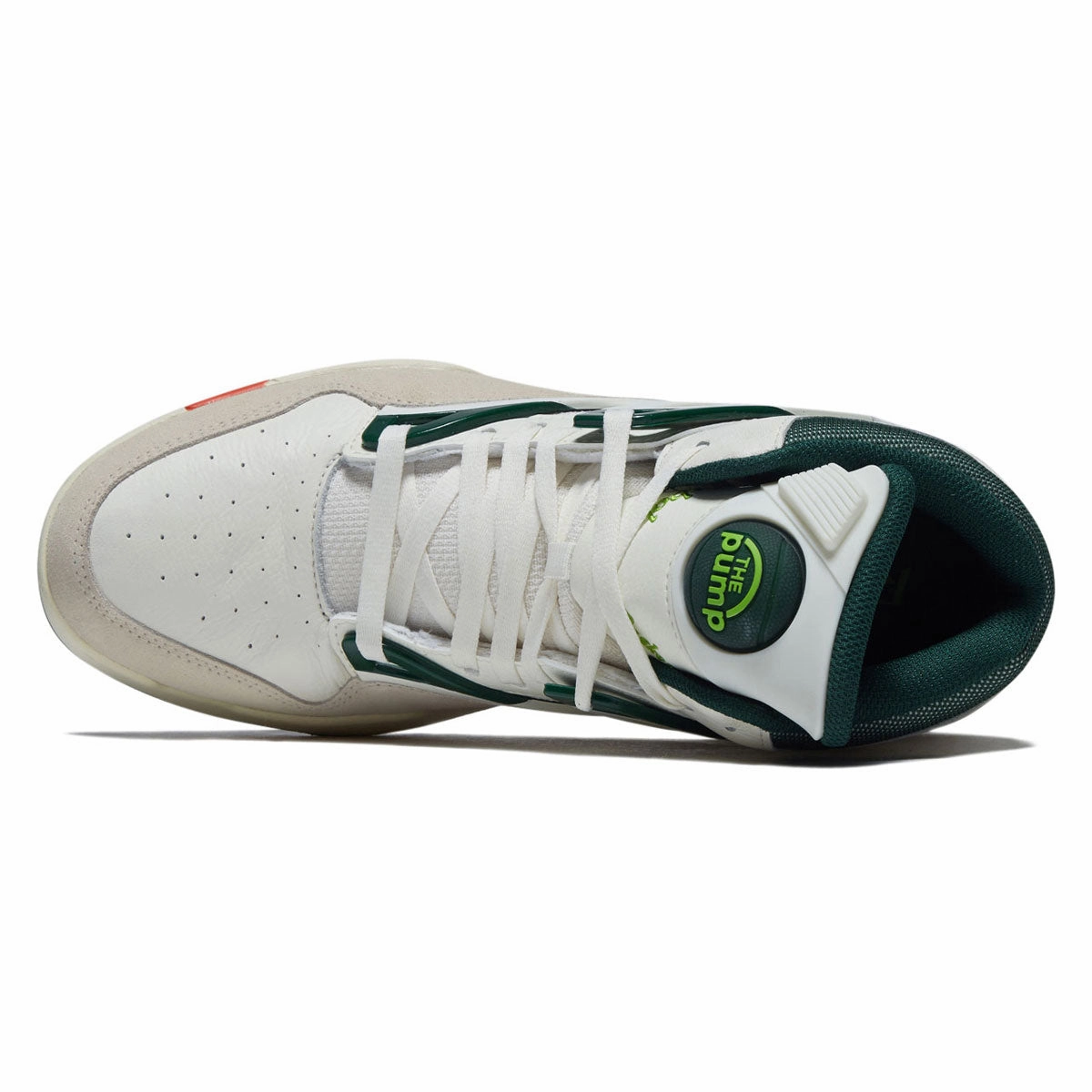 Energy Focus Reebok Pump Omni Zone II Shoes - Chalk/Dark Green/Paper White