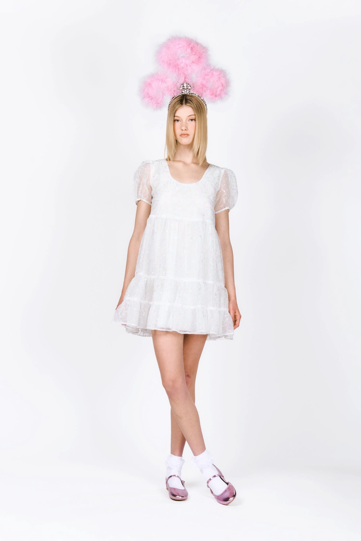 Sheer Look Anna Sui x SSENSE Babydoll Dress