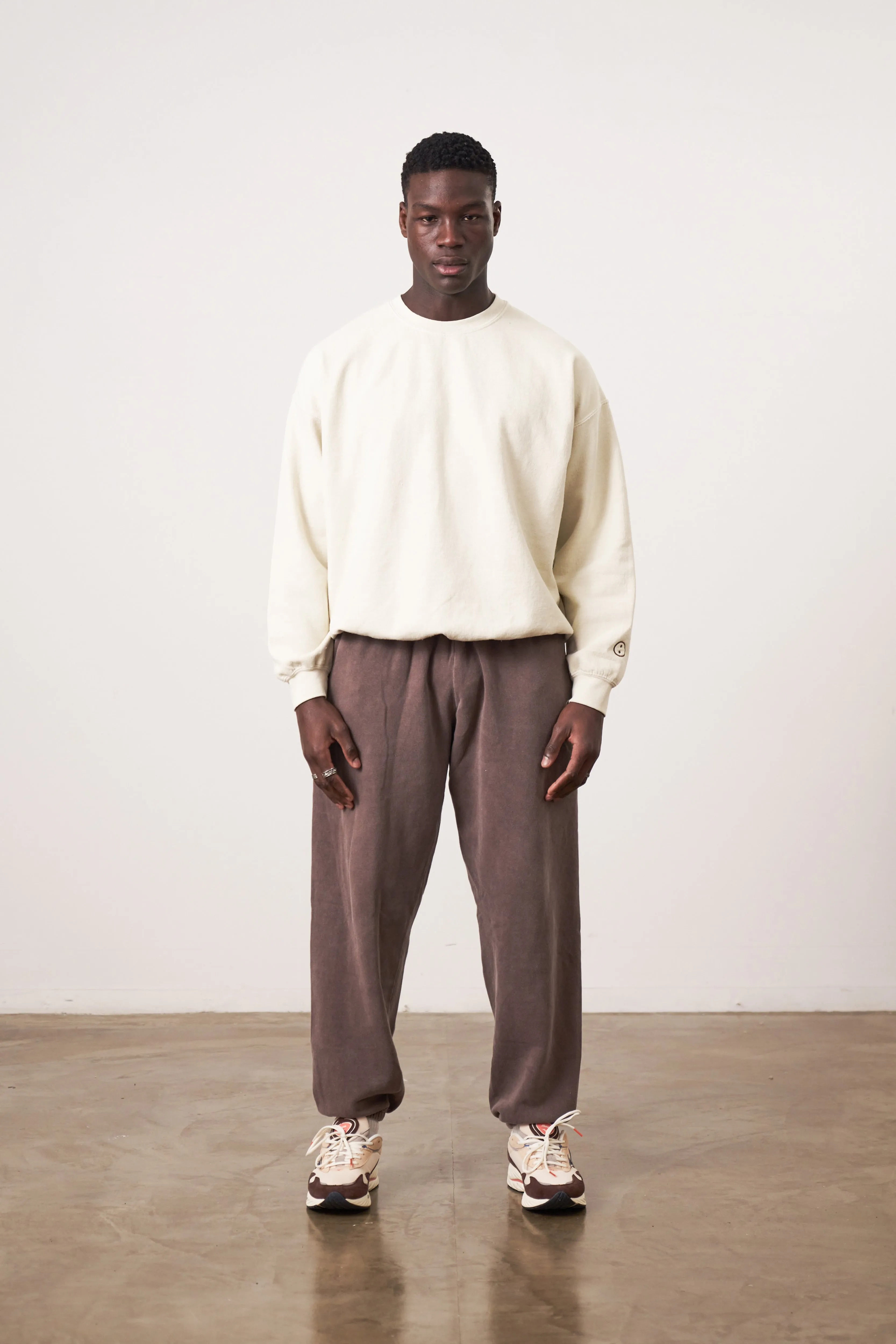Chilly Layer Essentials Vintage Washed Sweater - Ivory