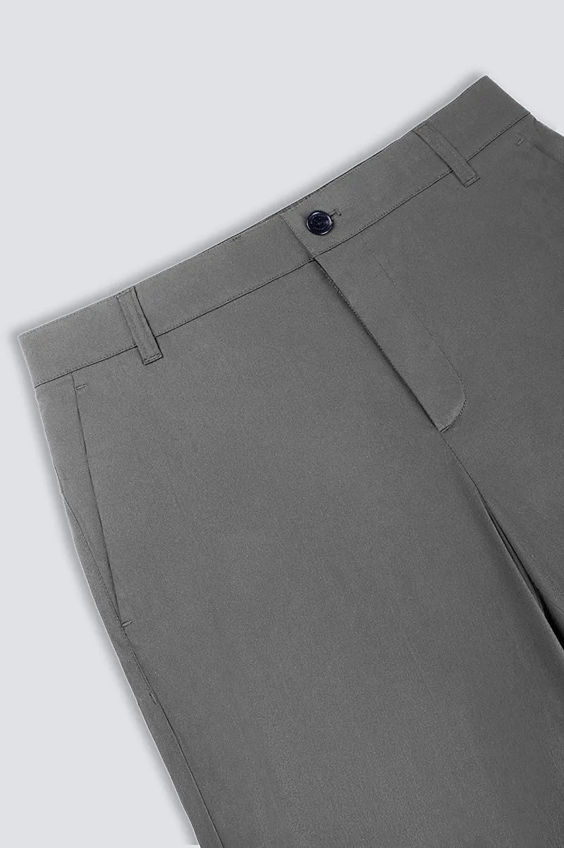 Flat waistband InstantCool Lightweight Casual Pants | Grey GYE144