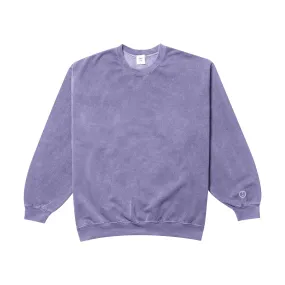 Comfy Vibe Cozy Style Wear Essentials Vintage Washed Sweater - Orchid