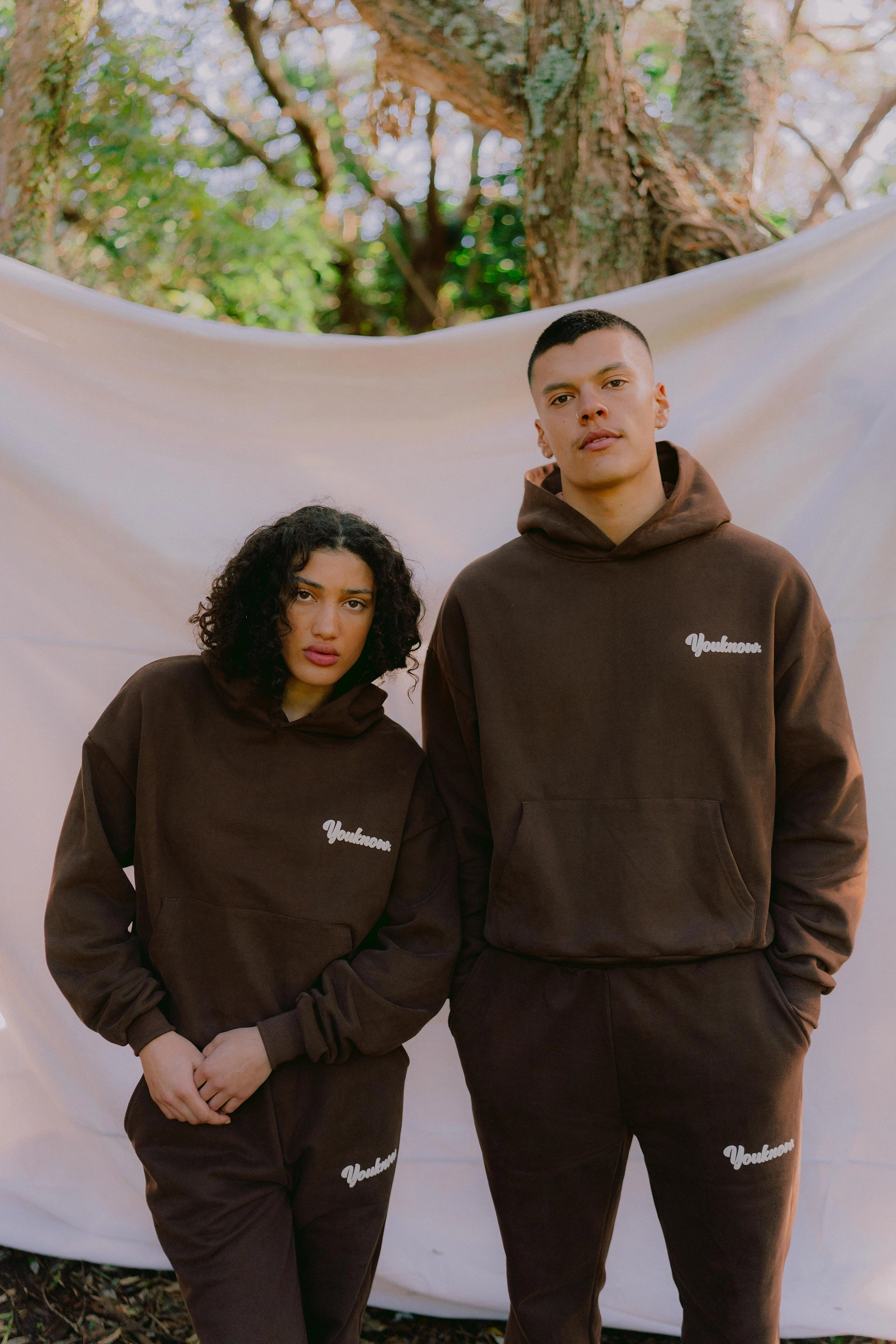 CIRCLE HOODIE | Chestnut Eco Conscious Dyes