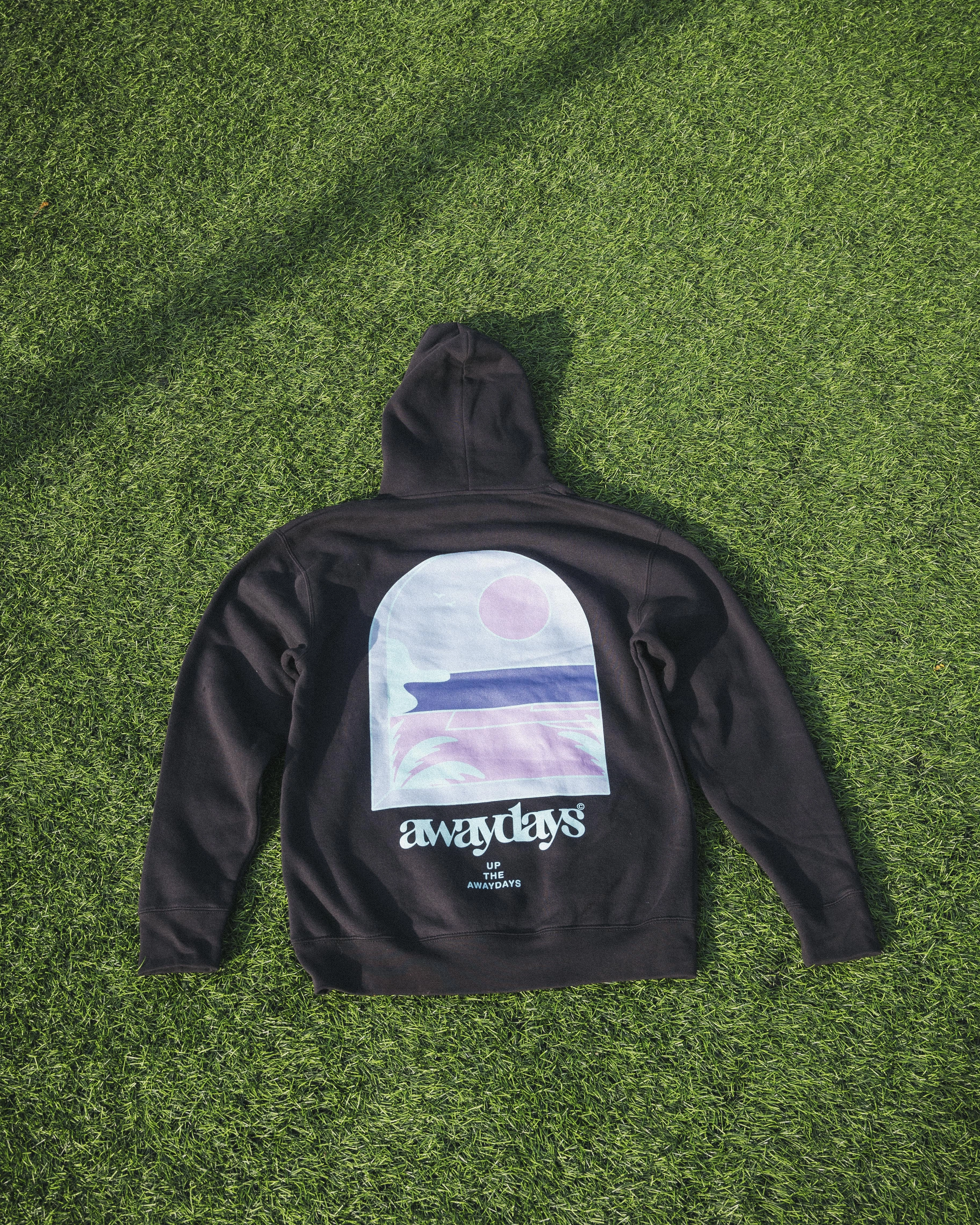 Stretch Knit Technology Fox like AwayDays 'Tropical Pitch' Hoodie - Black