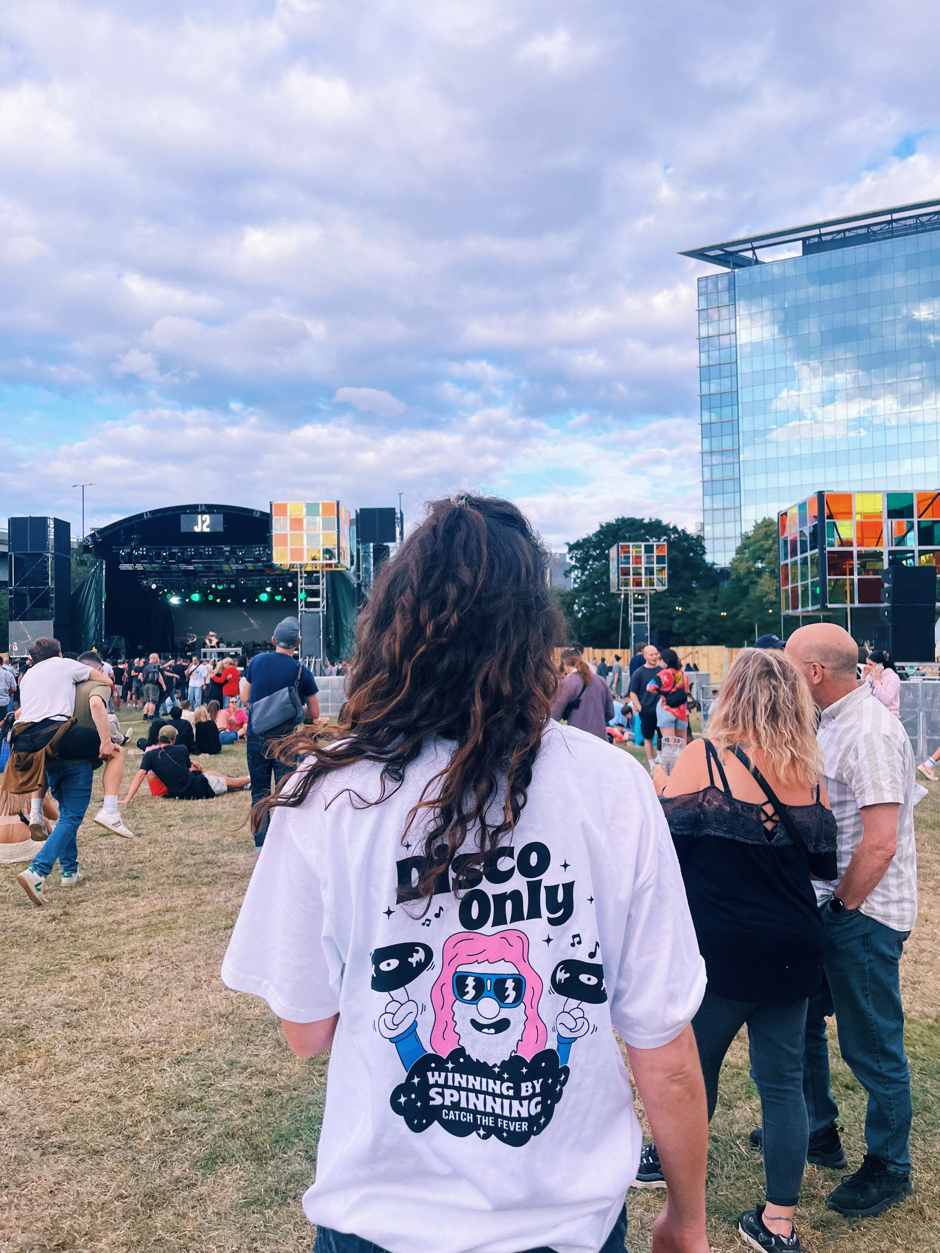 Premium Cotton DISCO ONLY 'NYC Disco' Tee - White