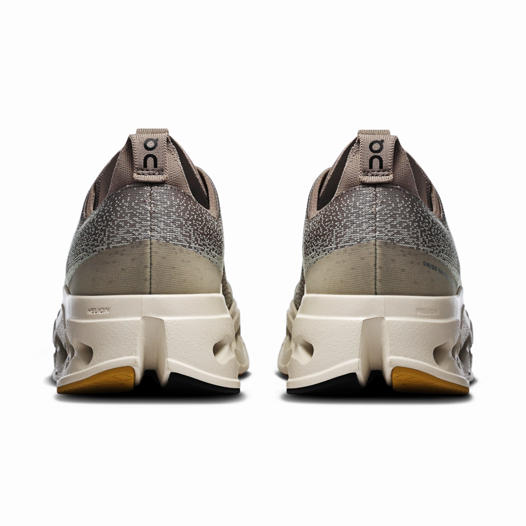 Men's Cloudsurfer Max Running Shoes Cinder / Pelican Powergrid padded tongue shoes