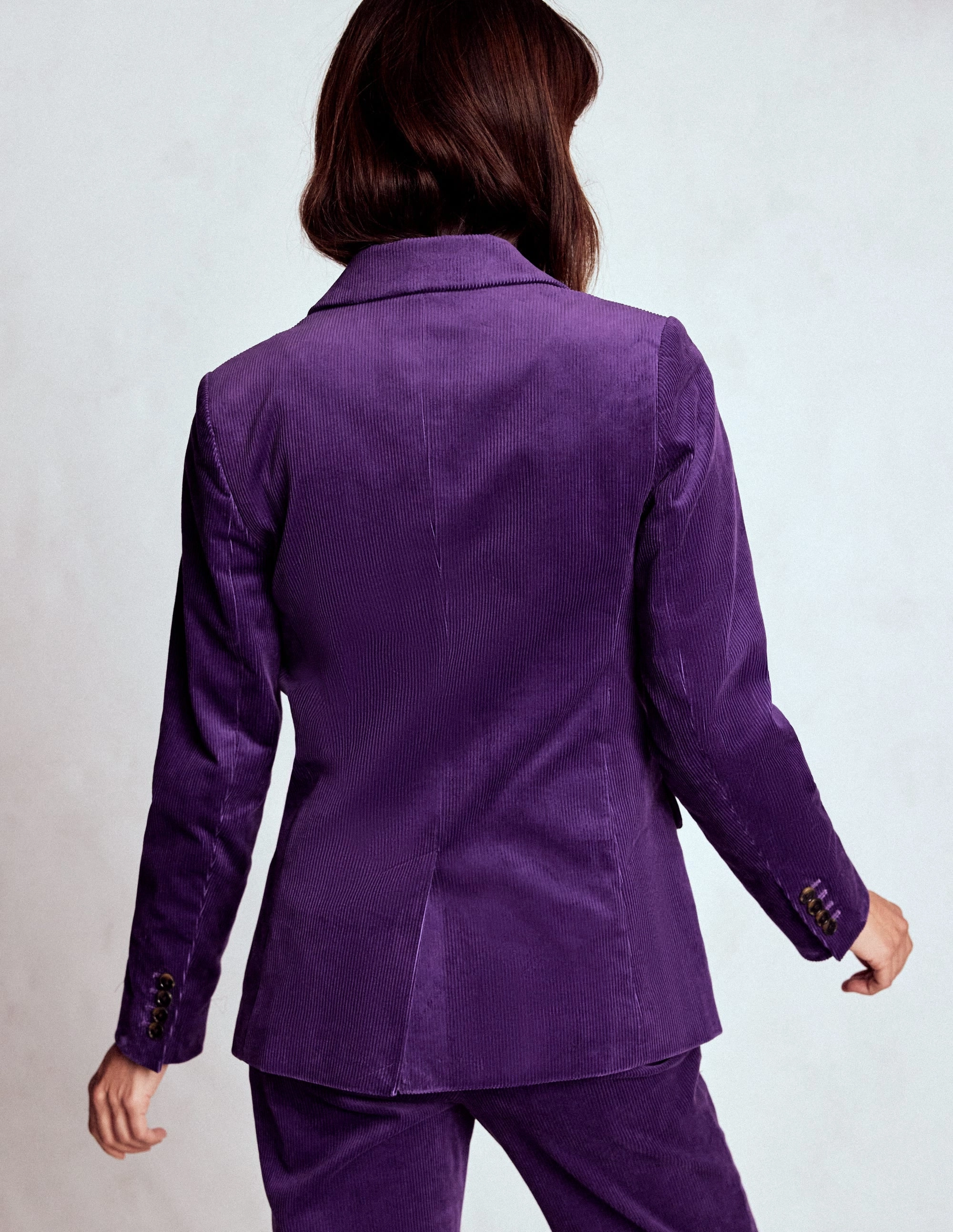 Stamford Cord Blazer-Mystical Purple Changeable Style Insulated Padding
