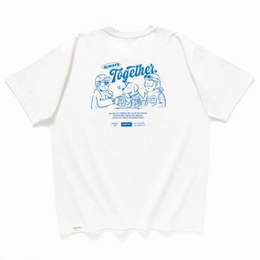 (ZT1710) Always Together Graphic Pocket Tee Chill Style