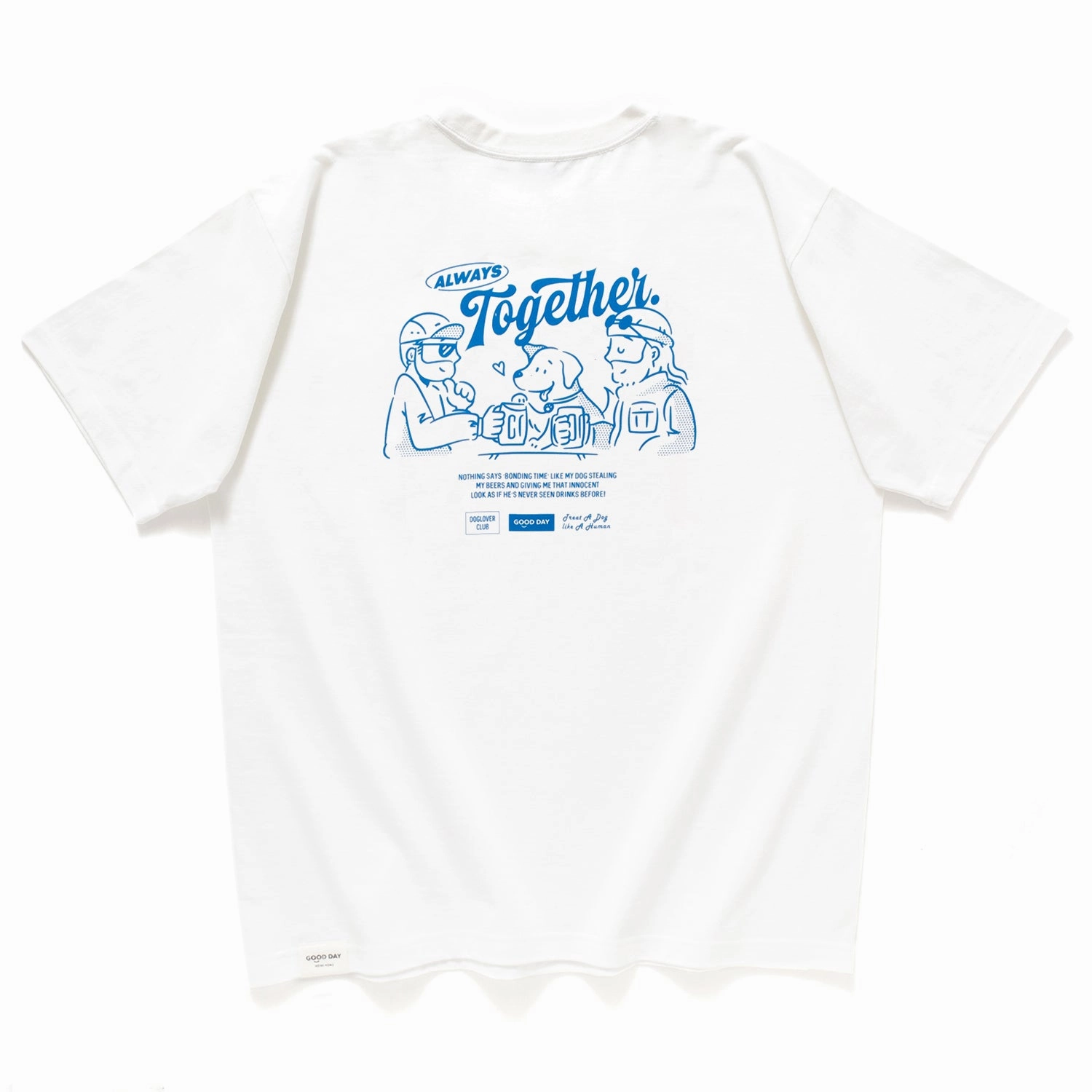 (ZT1710) Always Together Graphic Pocket Tee Soft Wear Micro Perforated Fabric
