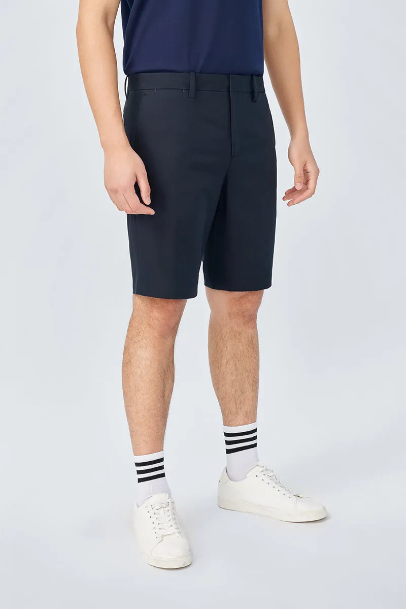 InstantCool Lightweight Twill Smart Shorts | Black 1608NZ Softened Hem