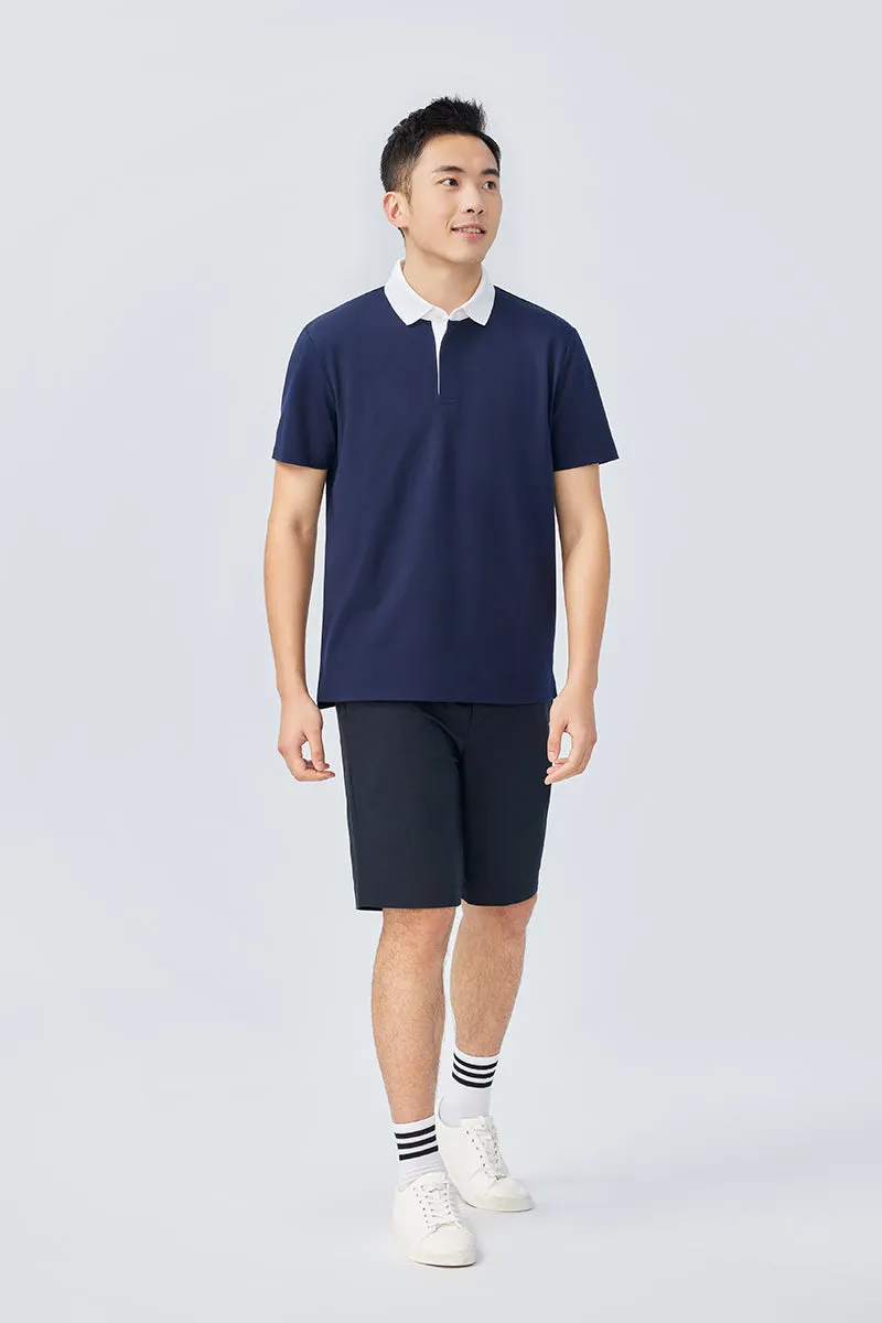 InstantCool Lightweight Twill Smart Shorts | Black 1608NZ SoftLining Light Reflective Details