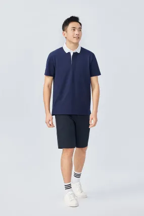 InstantCool Lightweight Twill Smart Shorts | Black 1608NZ SoftLining Light Reflective Details