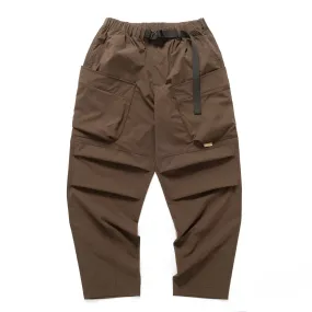 (PT329) Mountain Multi Pockets Tech Pants smooth zipper