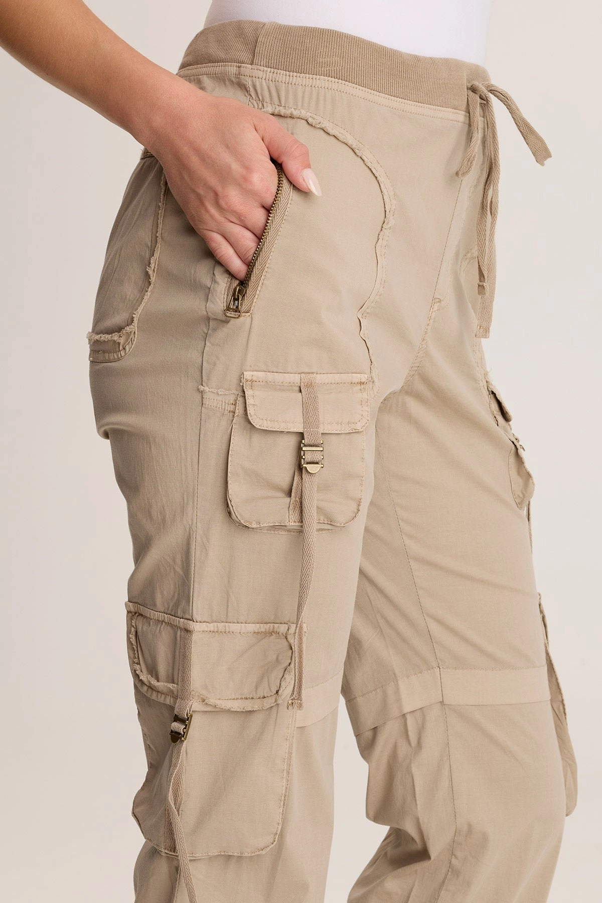 Impact Cushioning Jillit Poplin Cargo Jogger Crop Pant