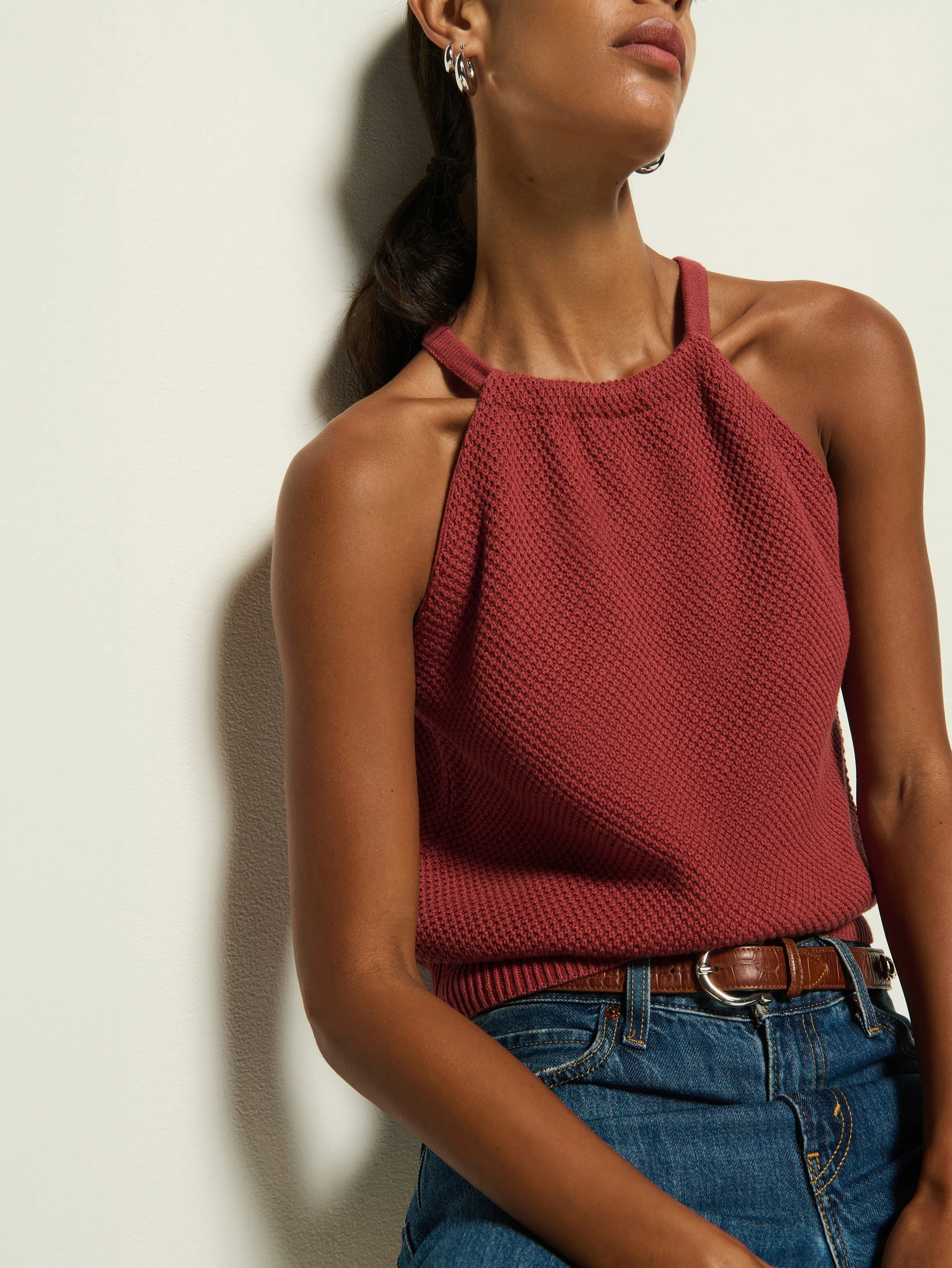 Auburn Sweater Tank Cold-Weather Layer