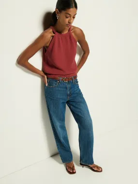 Fashionable Knit Auburn Sweater Tank