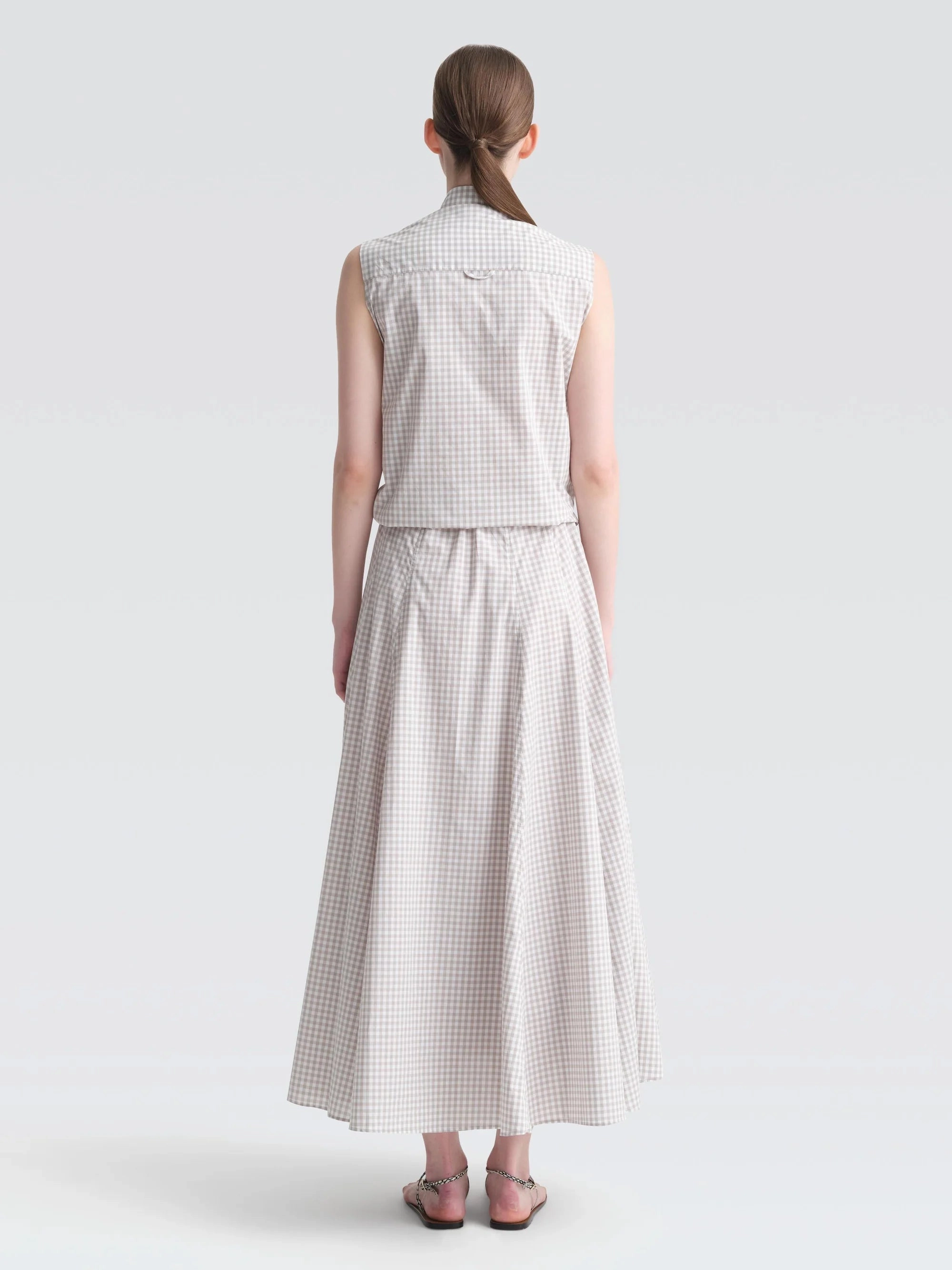 Ava Cotton Maxi Dress Chilly Wear Linen-Blend