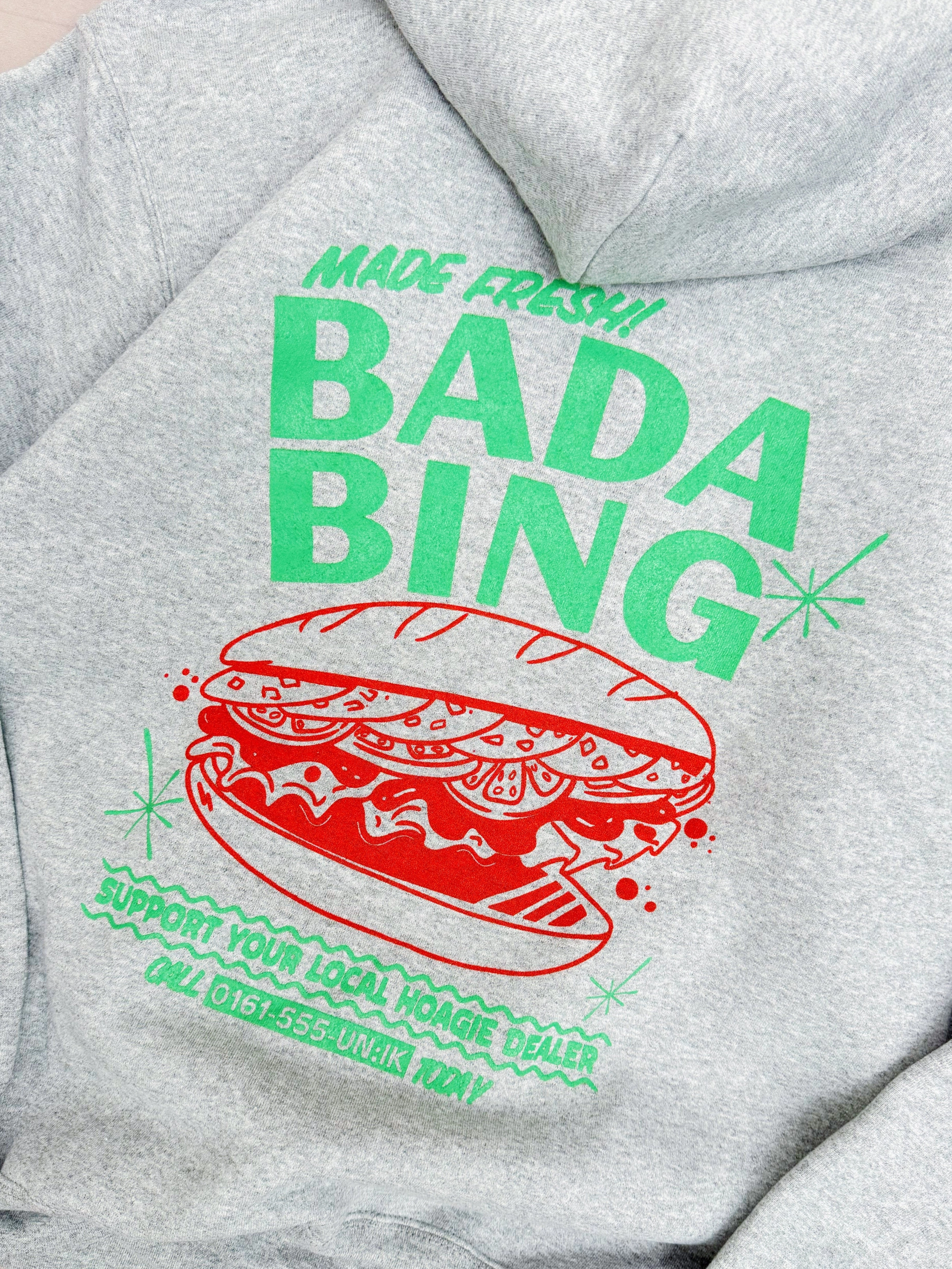summer clothing Contemporary Look Bada Bing X UN:IK 'Fresh Hoagie' Hoodie - Grey