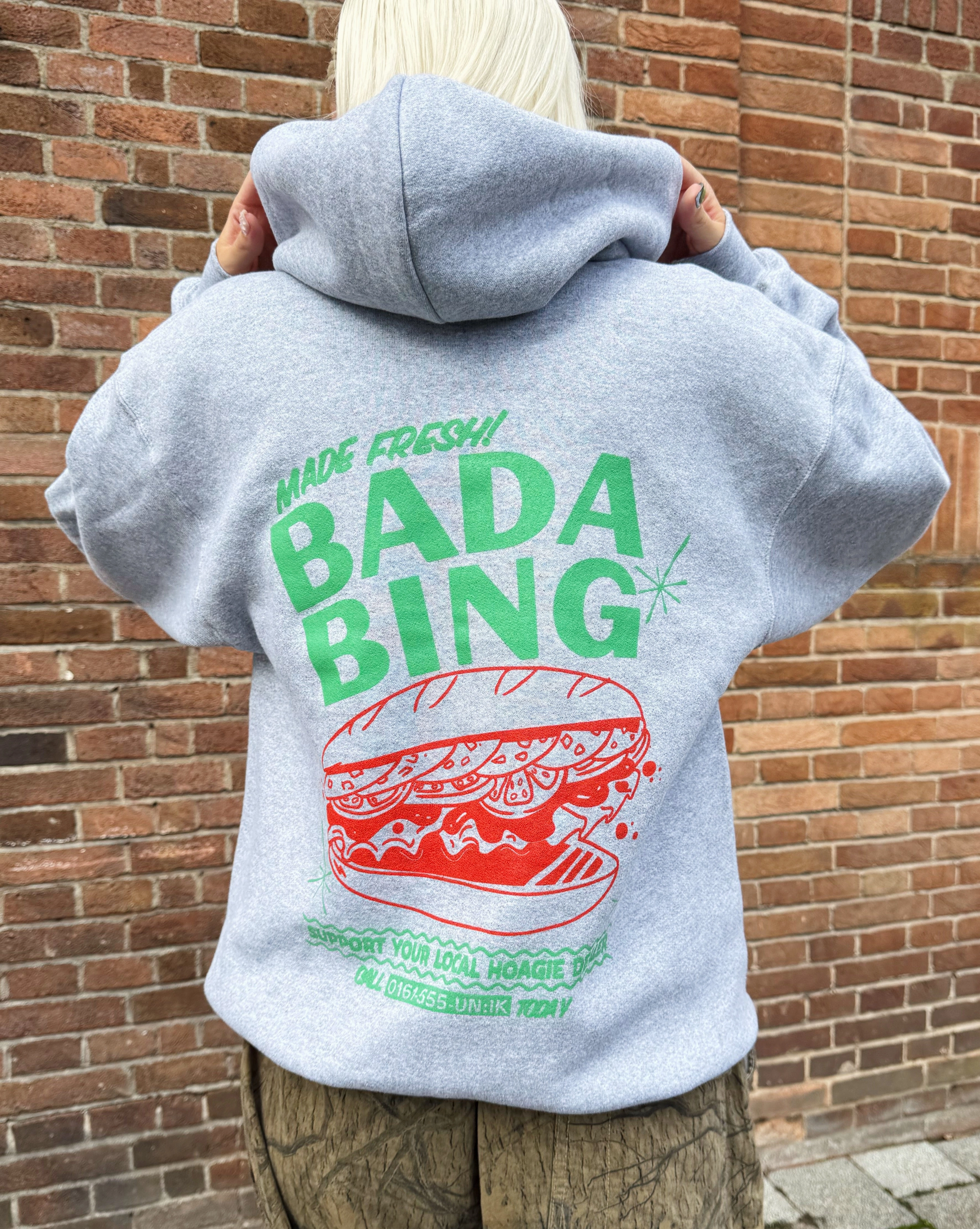 Winter Energy Bada Bing X UN:IK 'Fresh Hoagie' Hoodie - Grey