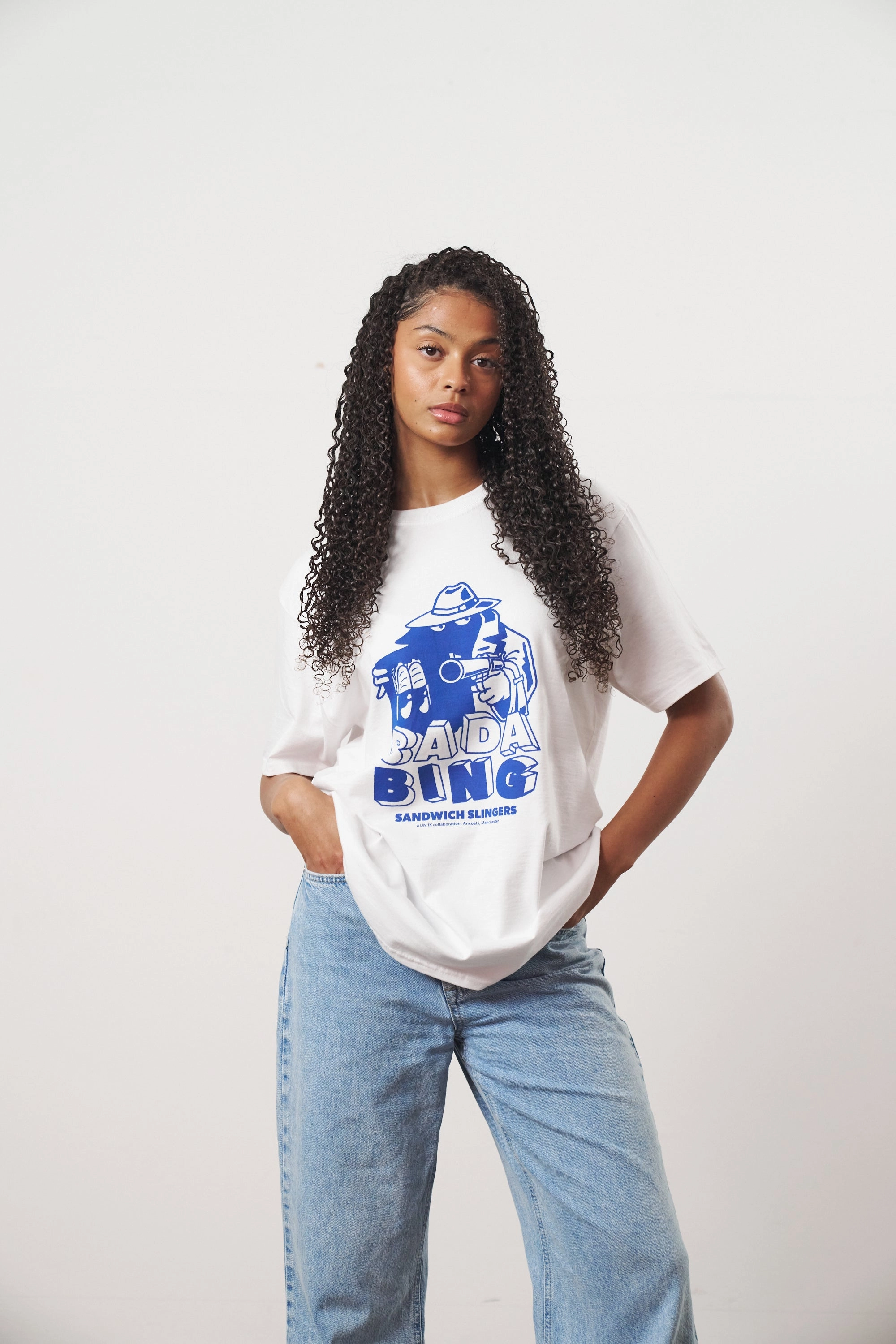 Relaxed Comfort Fit Bada Bing x UN:IK 'Slingers' Tee