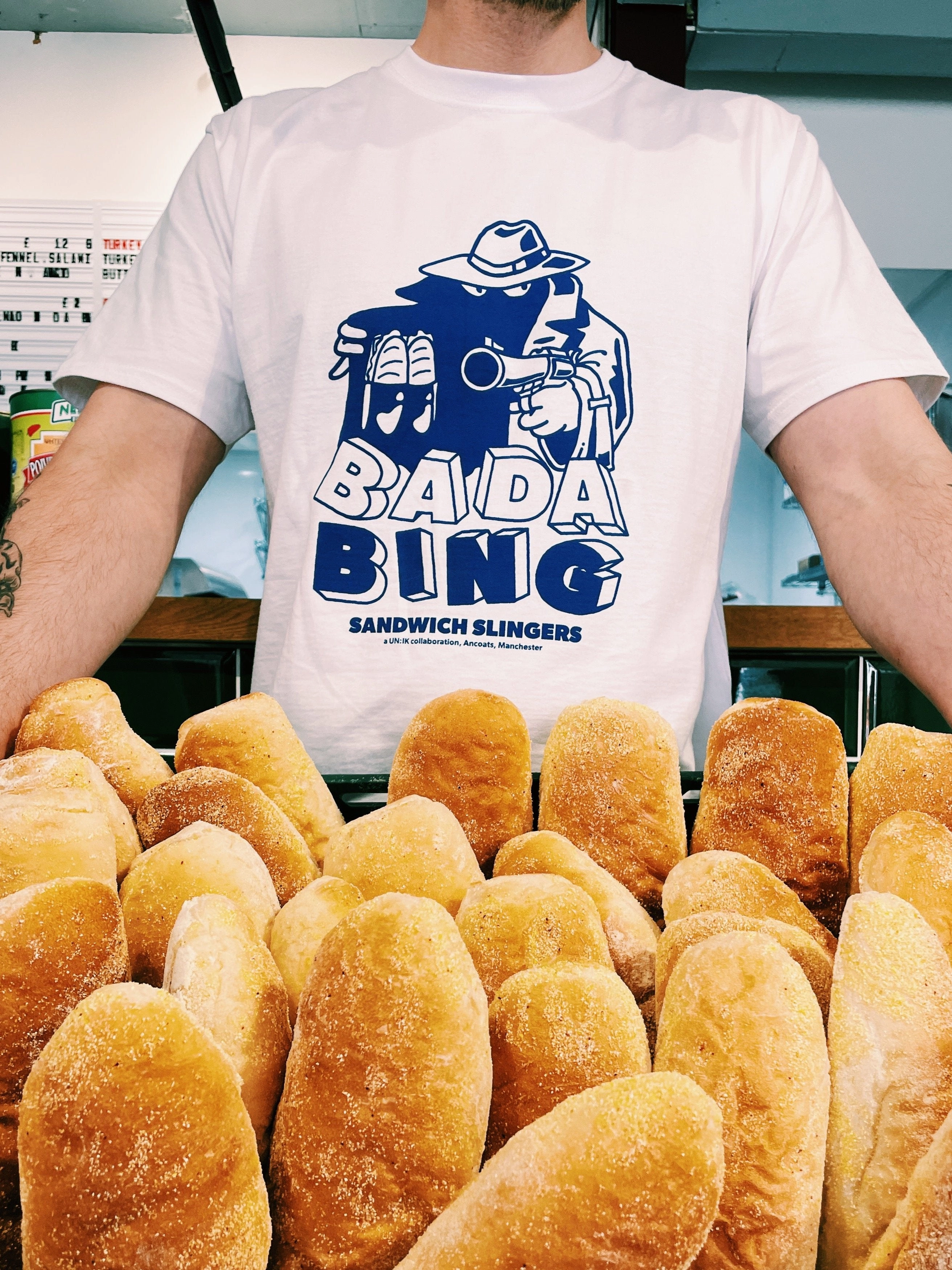 Sporty Layer Relaxed fit style Bada Bing x UN:IK 'Slingers' Tee