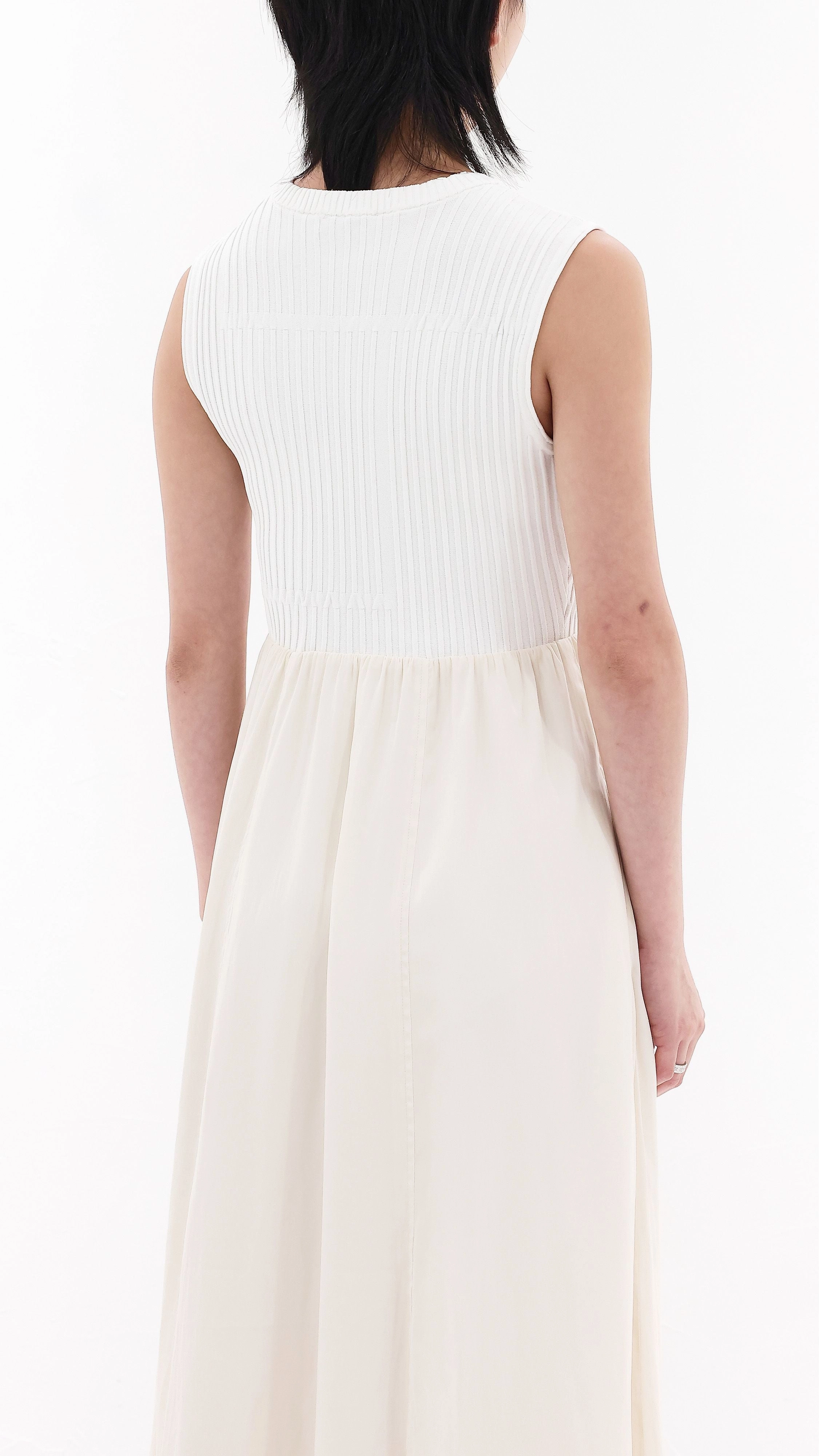 Balloon Shape Dress Embroidered-Sleeve Limited-Edition