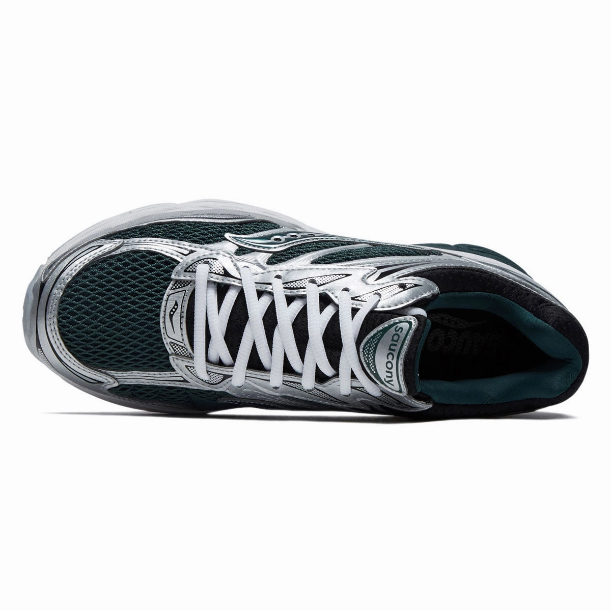 Saucony Progrid Omni 9 Shoes - Green/Black Energy Returning Heel MultiDirectionalFlex