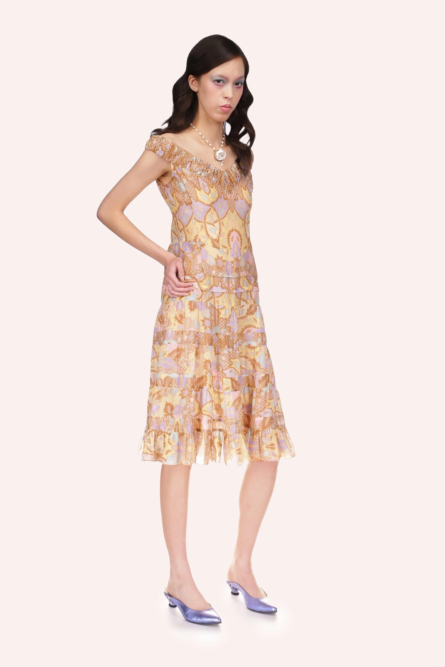 Silk Air Batik Cotton Dress