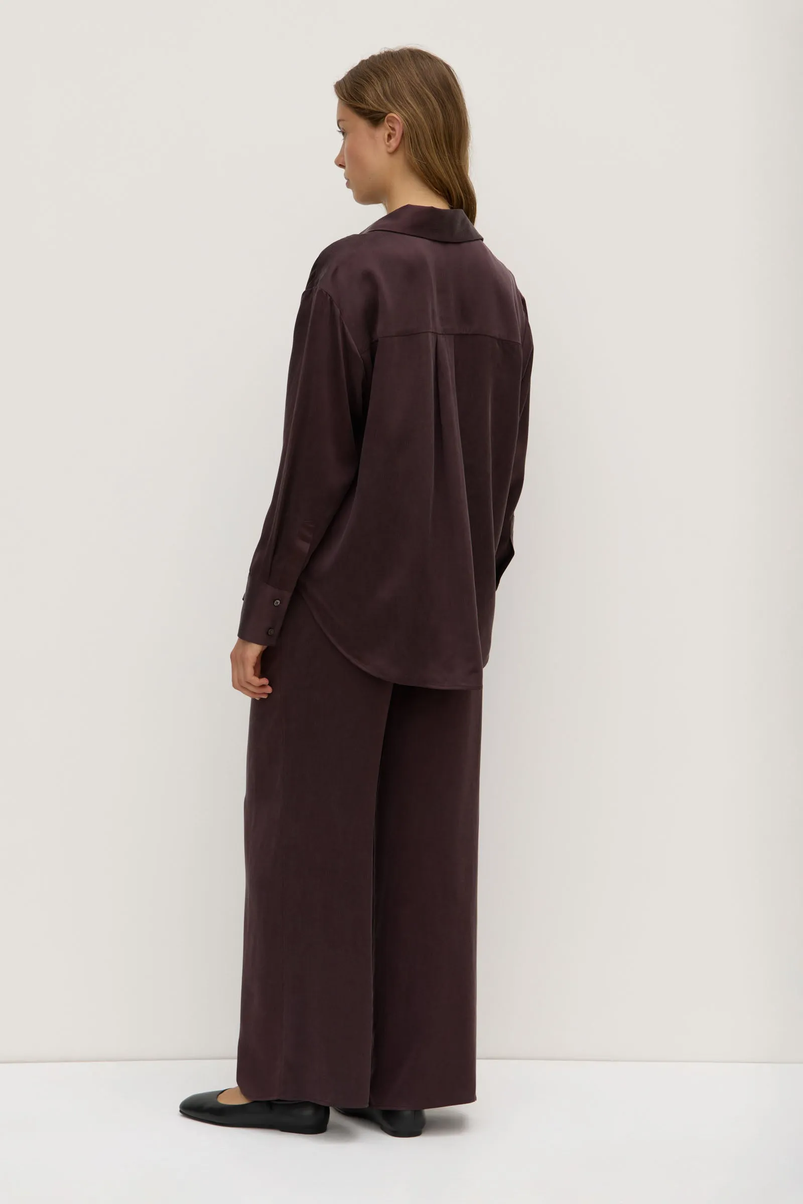 Ena Silk Shirt Minimalist Style Luxury Feel