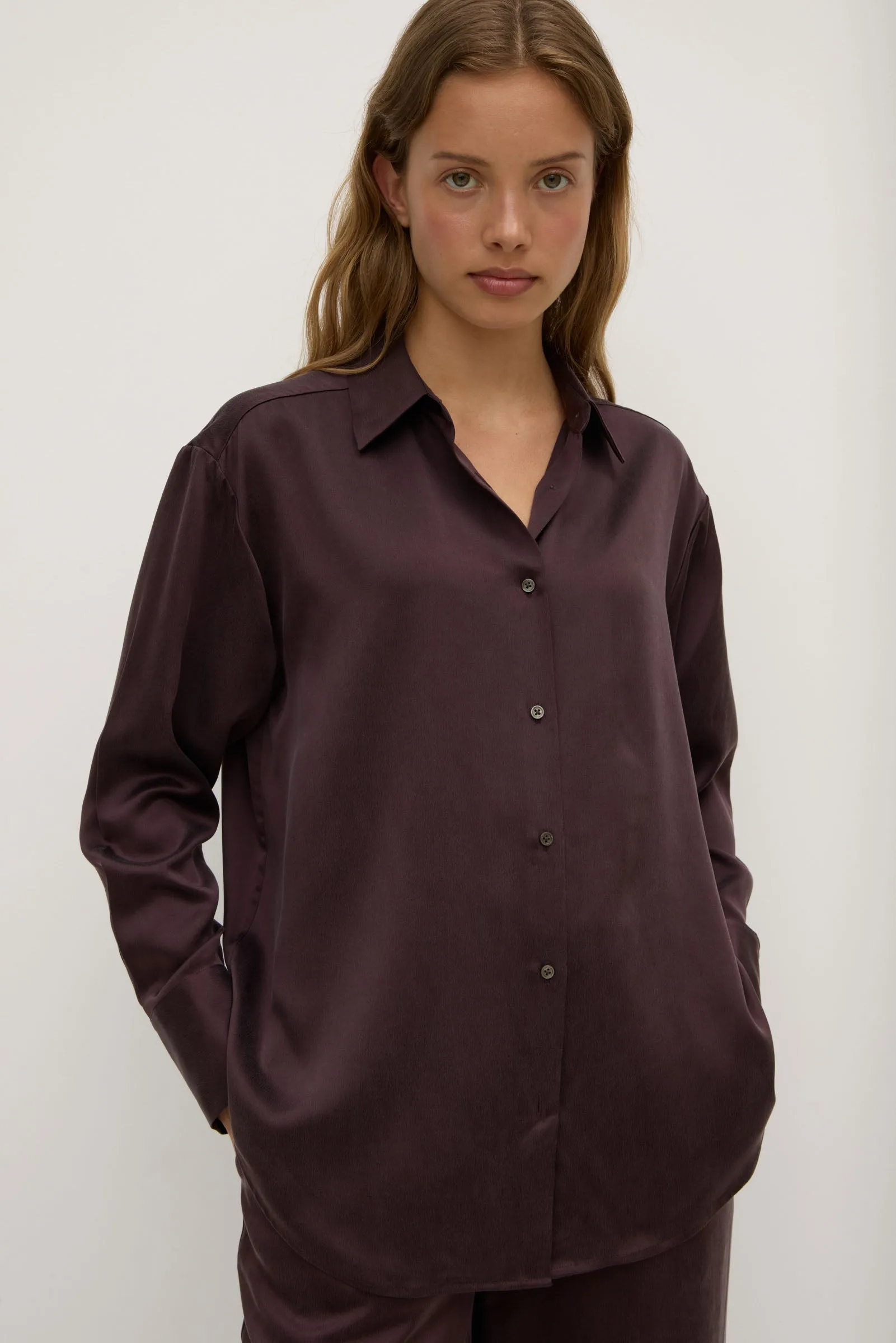 Ena Silk Shirt Standalone Option
