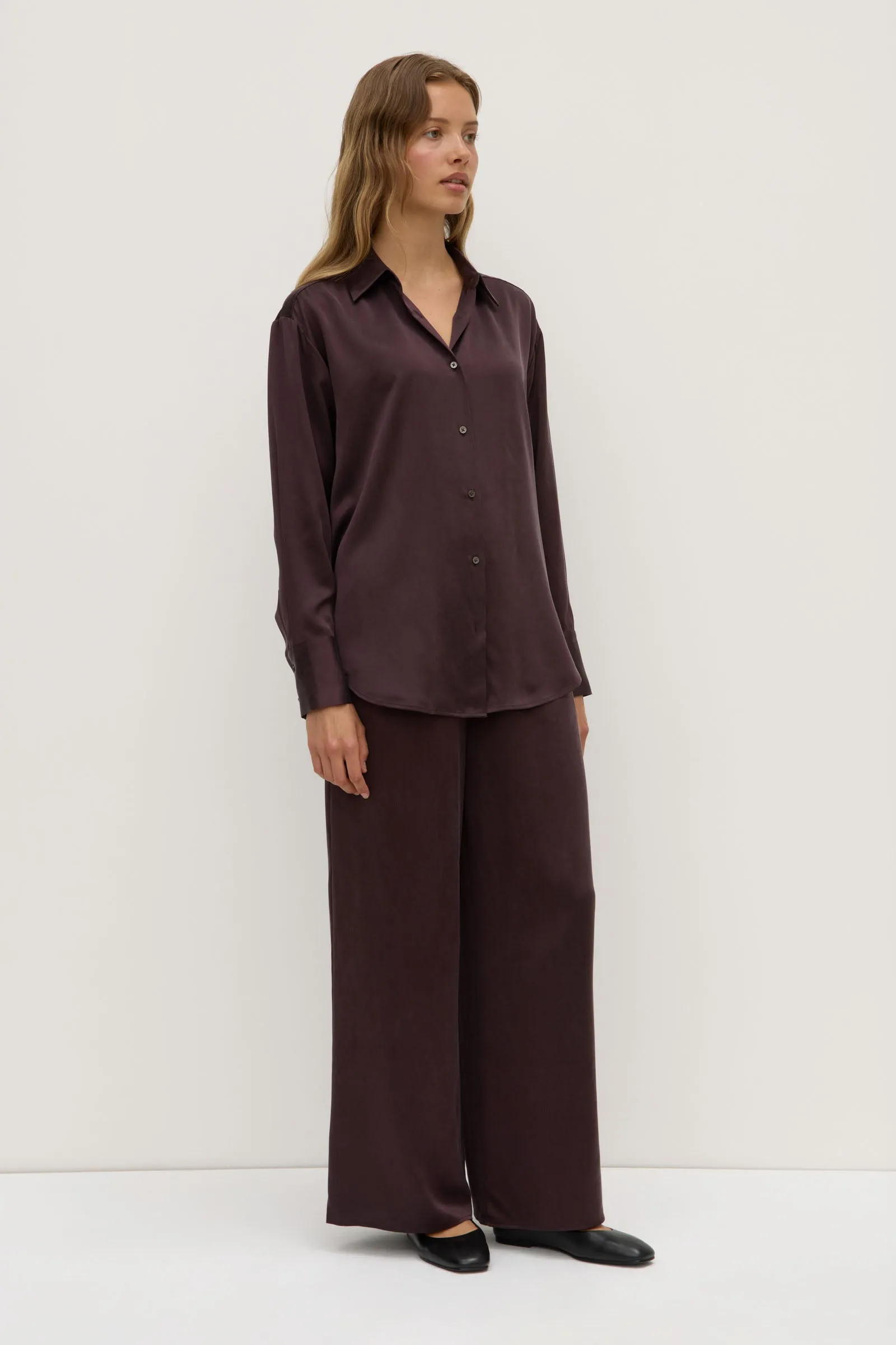 Quick-Dry Ethical production Ena Silk Shirt